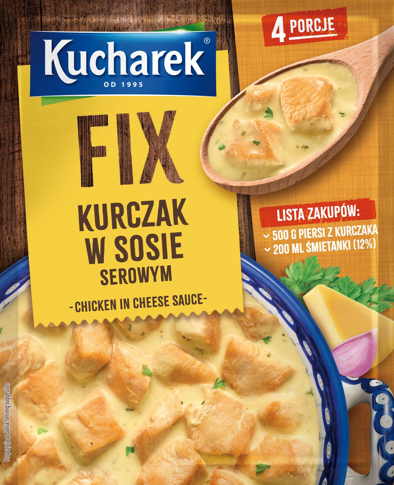 Kucharek Fix Kurczak W Sosie Serowym 28G