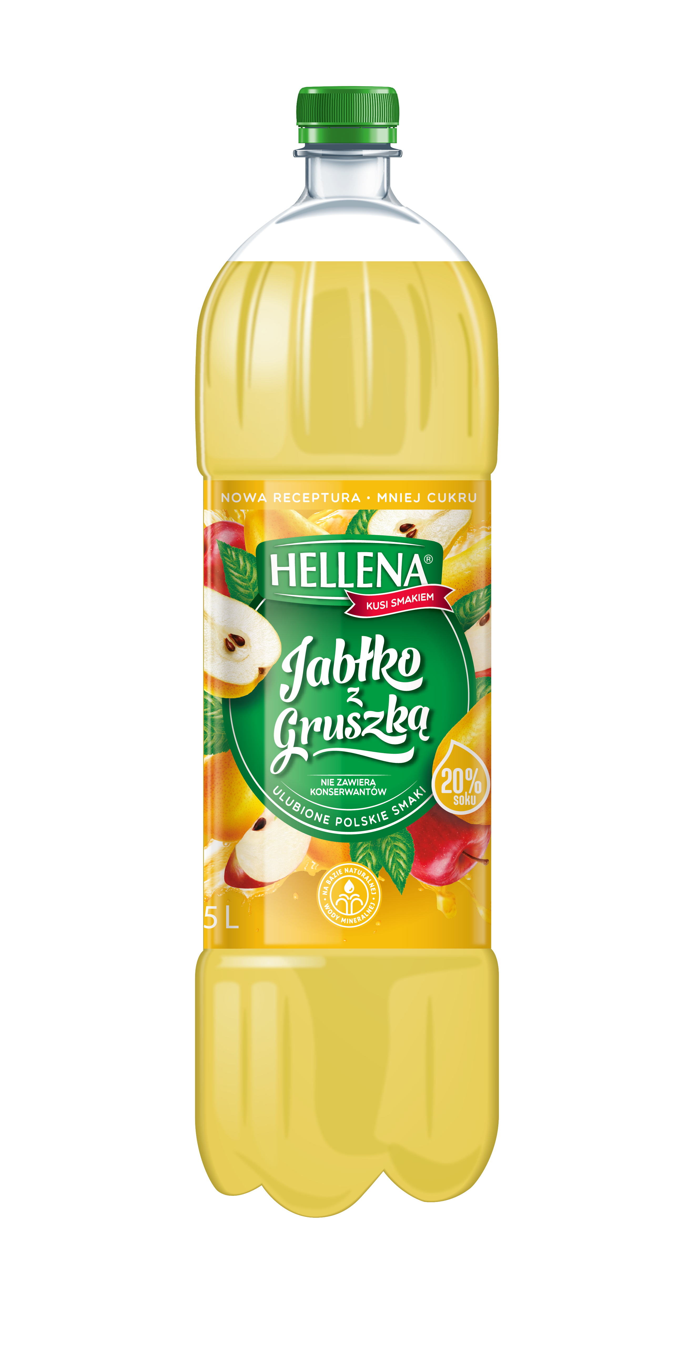Hellena Napój Niegazowany Jabłko Z Gruszką 1,75 L