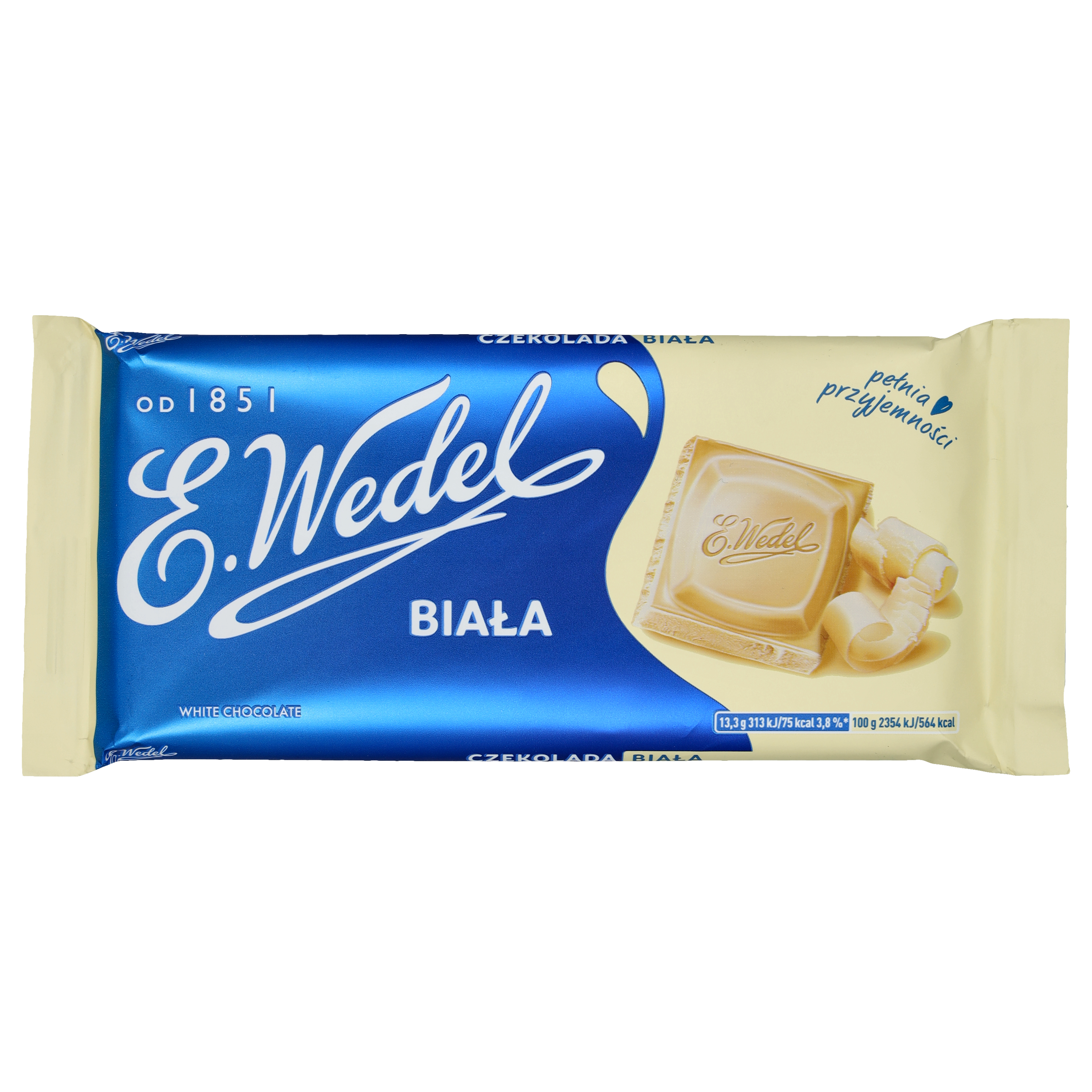 E.Wedel Czekolada Biała 80G