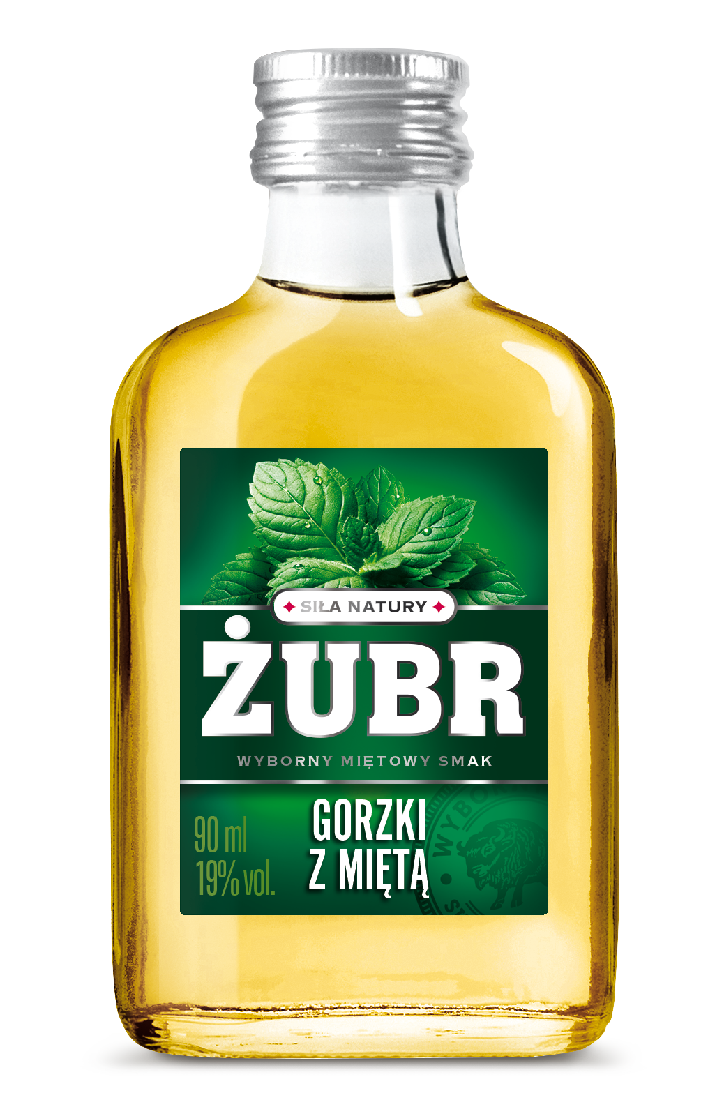 Żubr Gorzki Z Miętą 19% 90 Ml