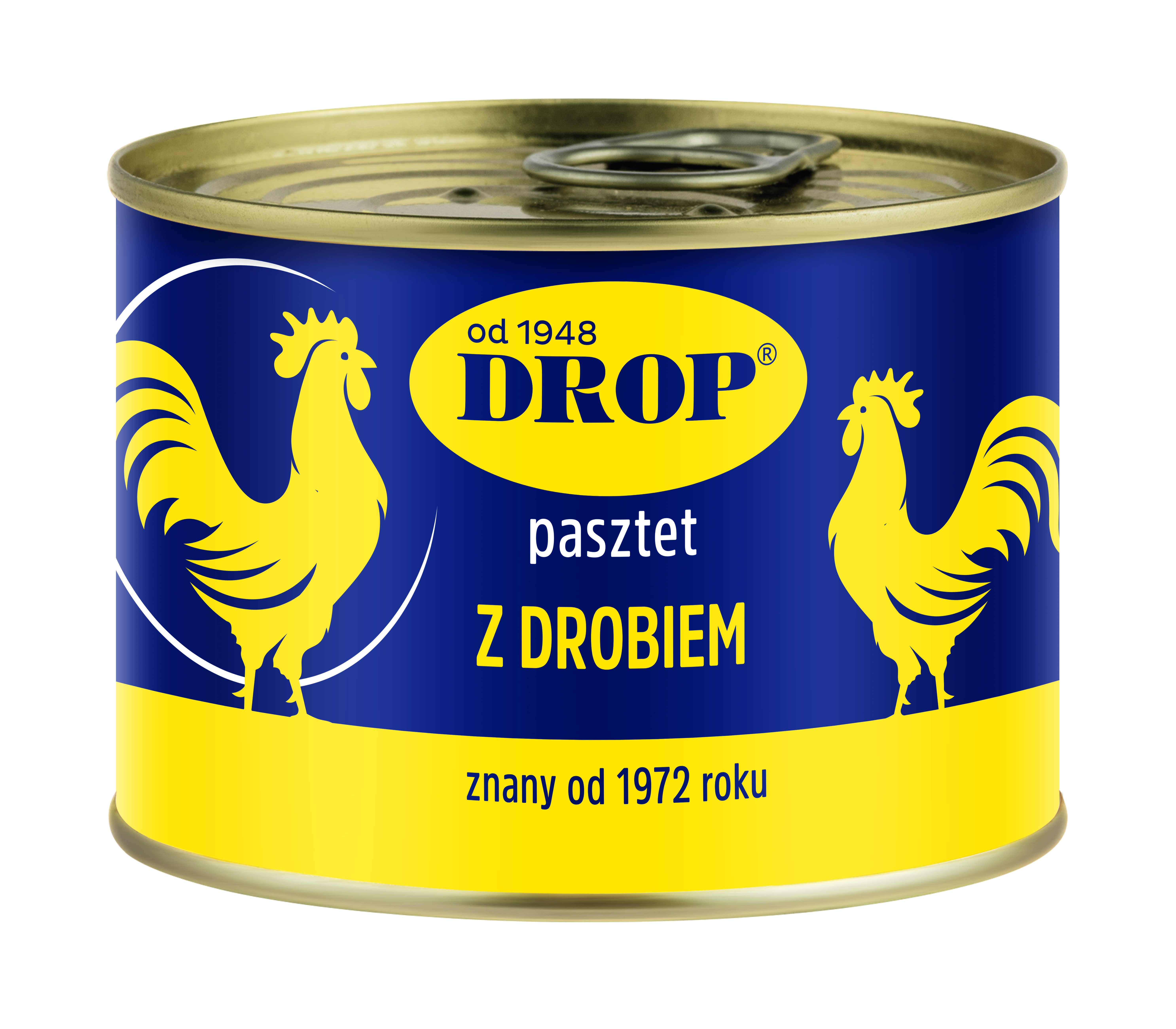 Drop Pasztet Z Drobiem 160 G. Pasztet Drobiowo-Wieprzowy. Konserwa Sterylizowana.