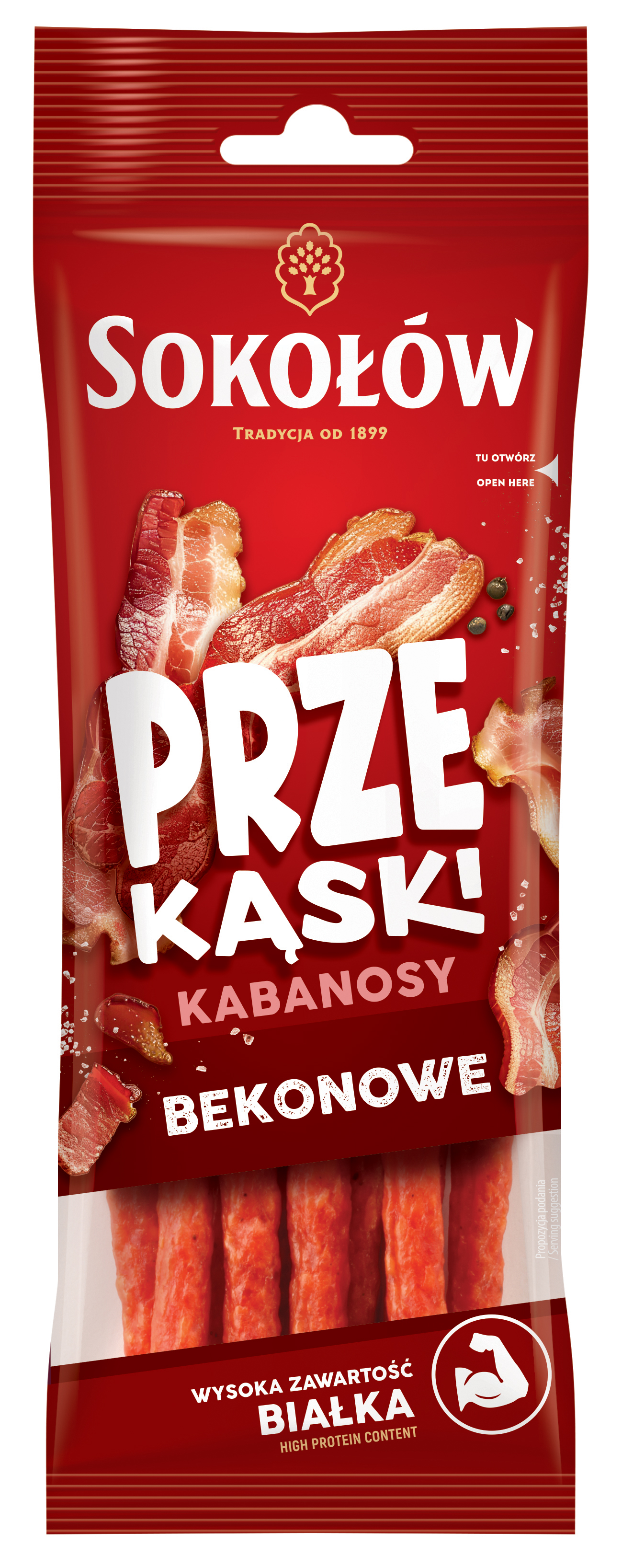Kabanosy Bekonowe 80 G Sokołów