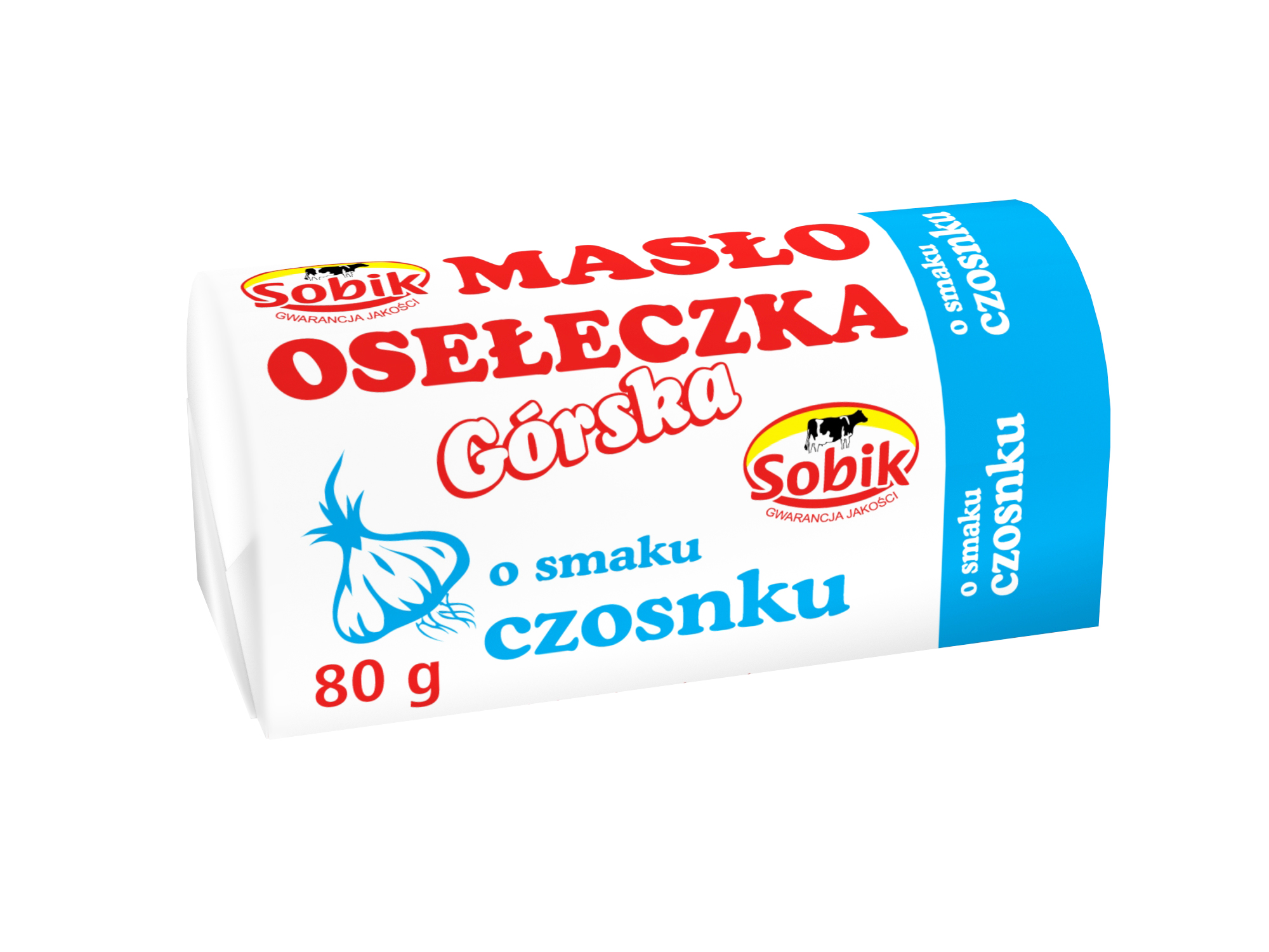 Sobik Masło Osełeczka Górska Z Czosnkiem 80 G