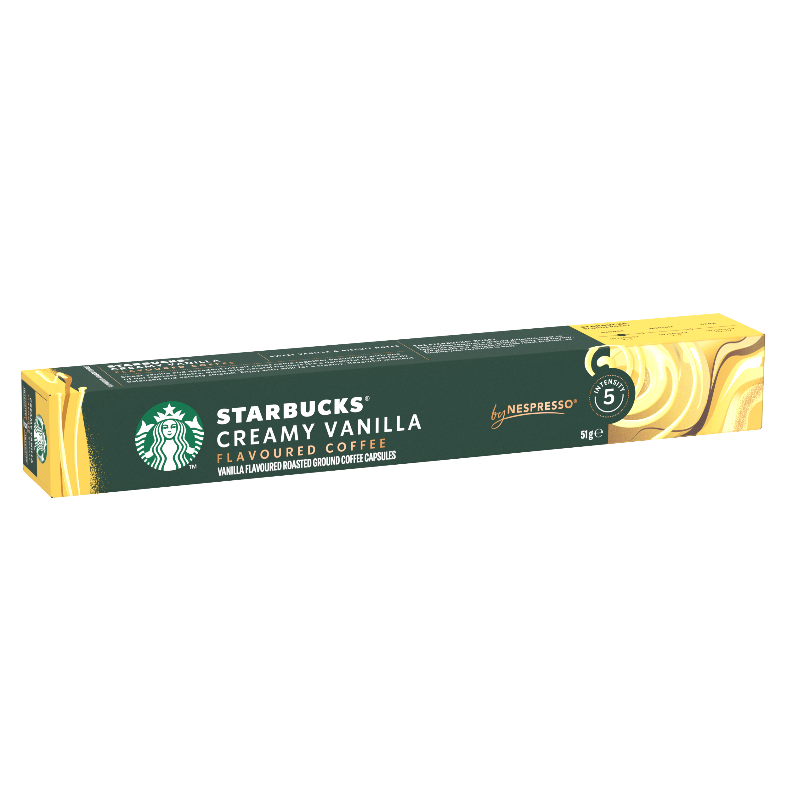 Starbucks Creamy Vanilla 10 Kapsułek 51 G