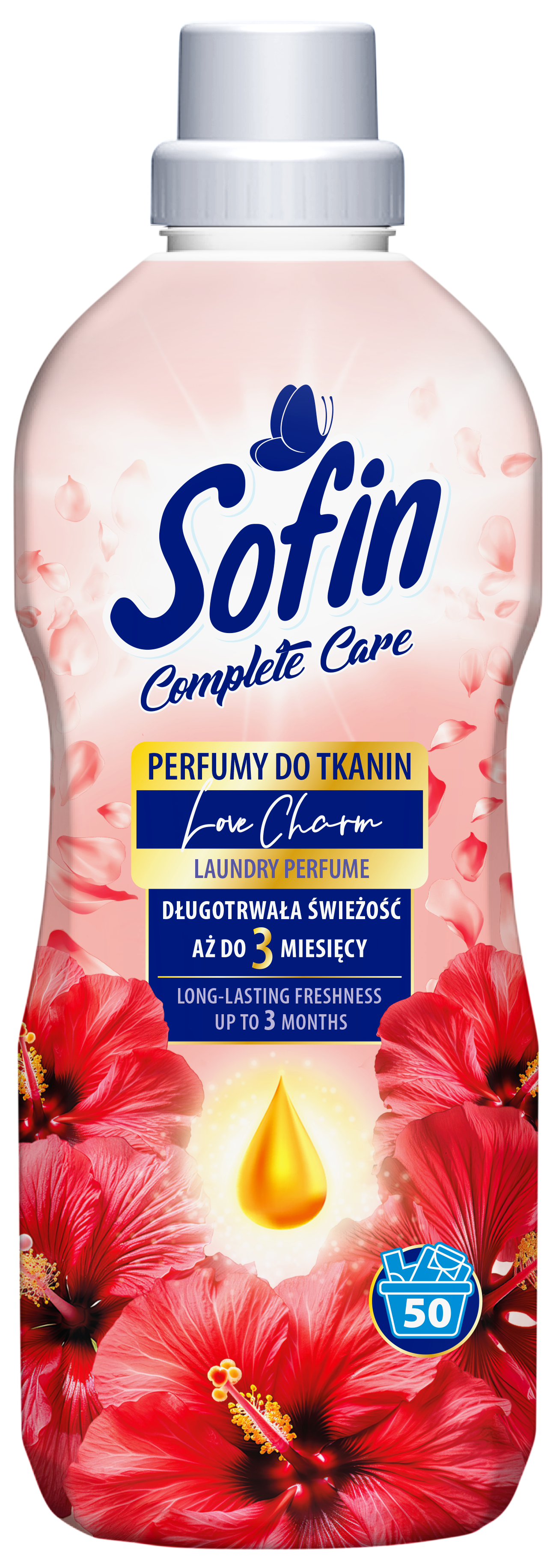 Sofin Complete Care & Laundry Perfume - Perfumy Do Tkanin Love Charm 750 Ml