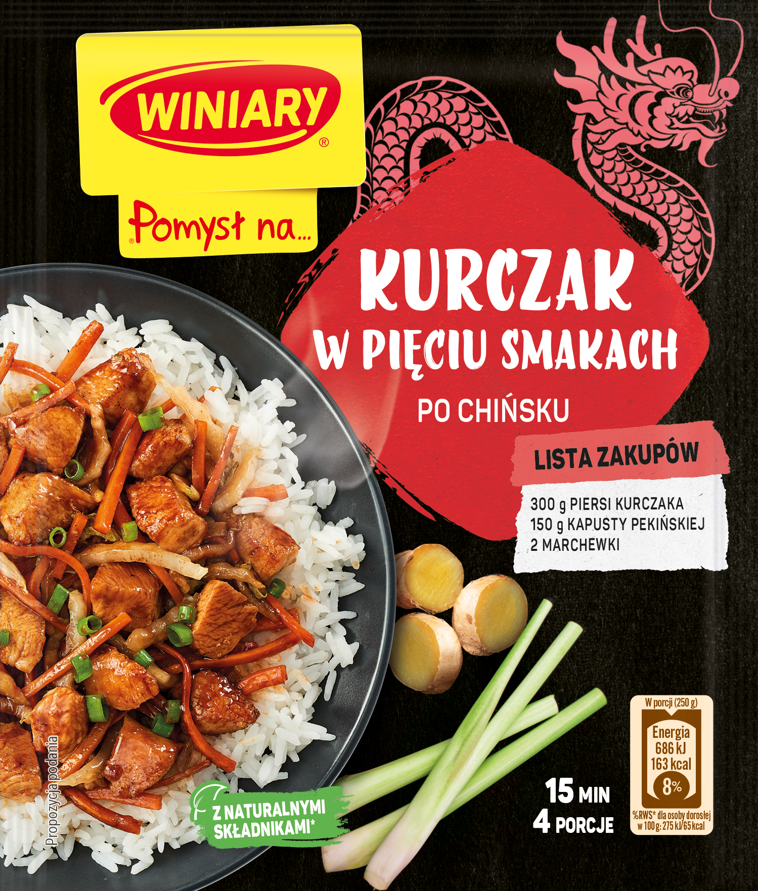 Winiary Pomysł Na... Kurczak W Pięciu Smakach Po Chińsku 37G