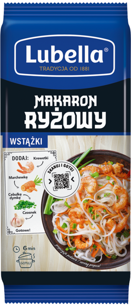 Lubella Makaron Ryżowy Wstążki 200G