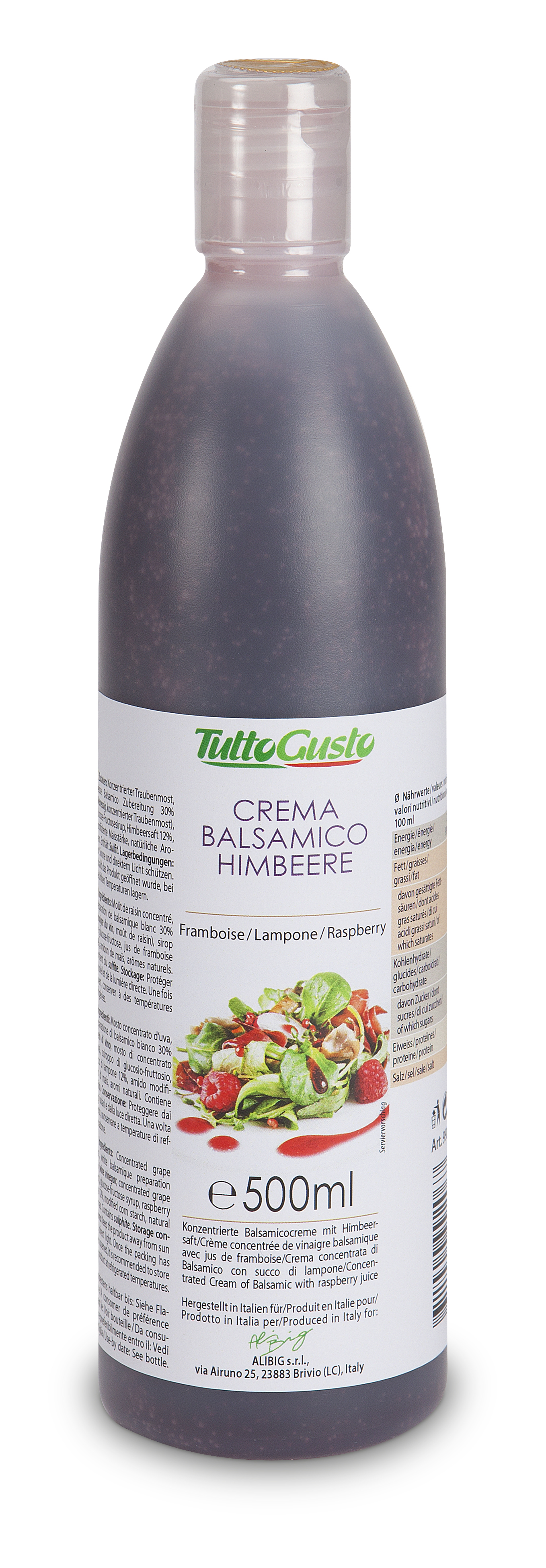 Krem Balsamiczny O Smaku Malinowym Tutto Gusto 500 Ml