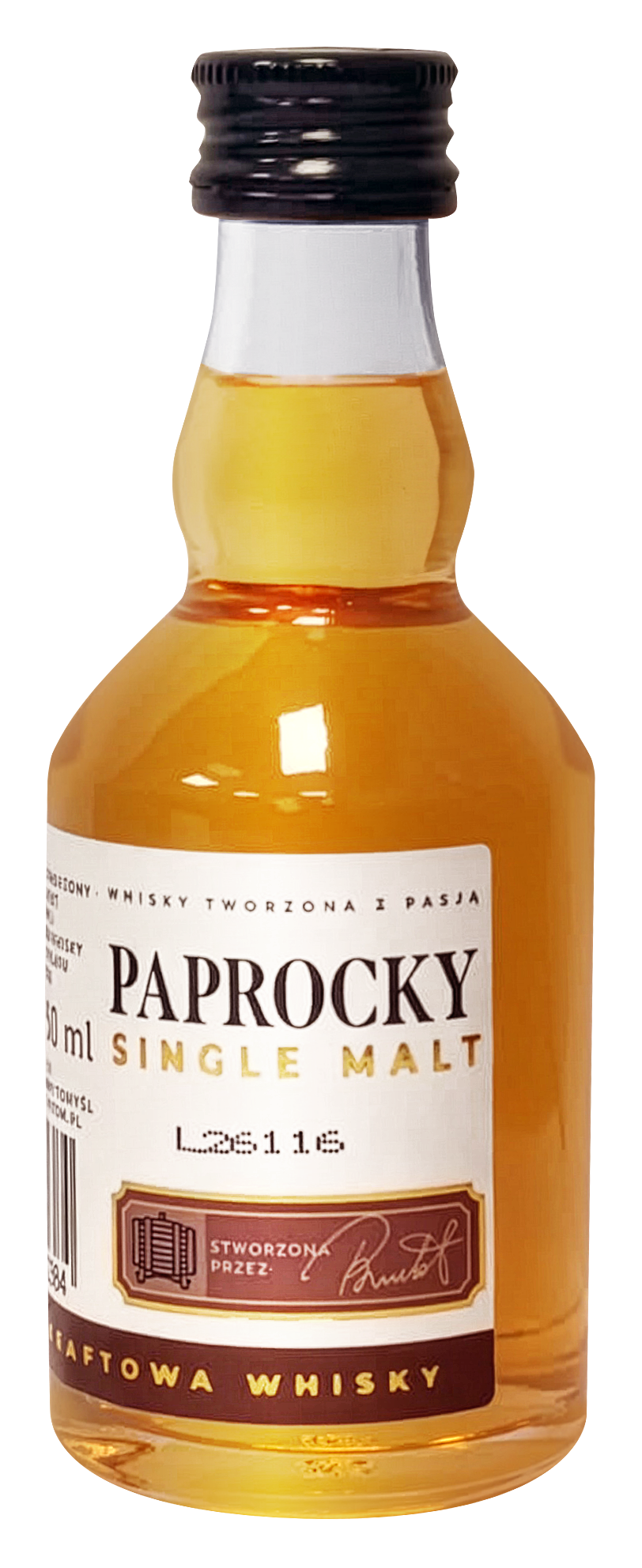 Paprocky Single Malt Whisky 40% 50Ml