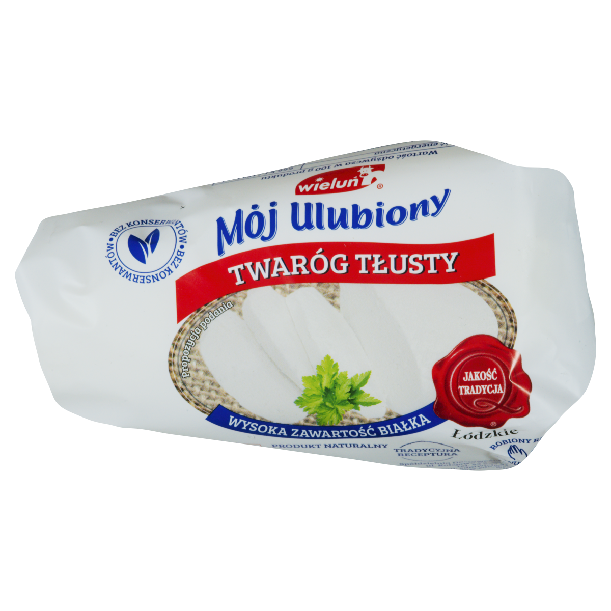 Wieluń Twaróg Tłusty Pergamin Około 600G