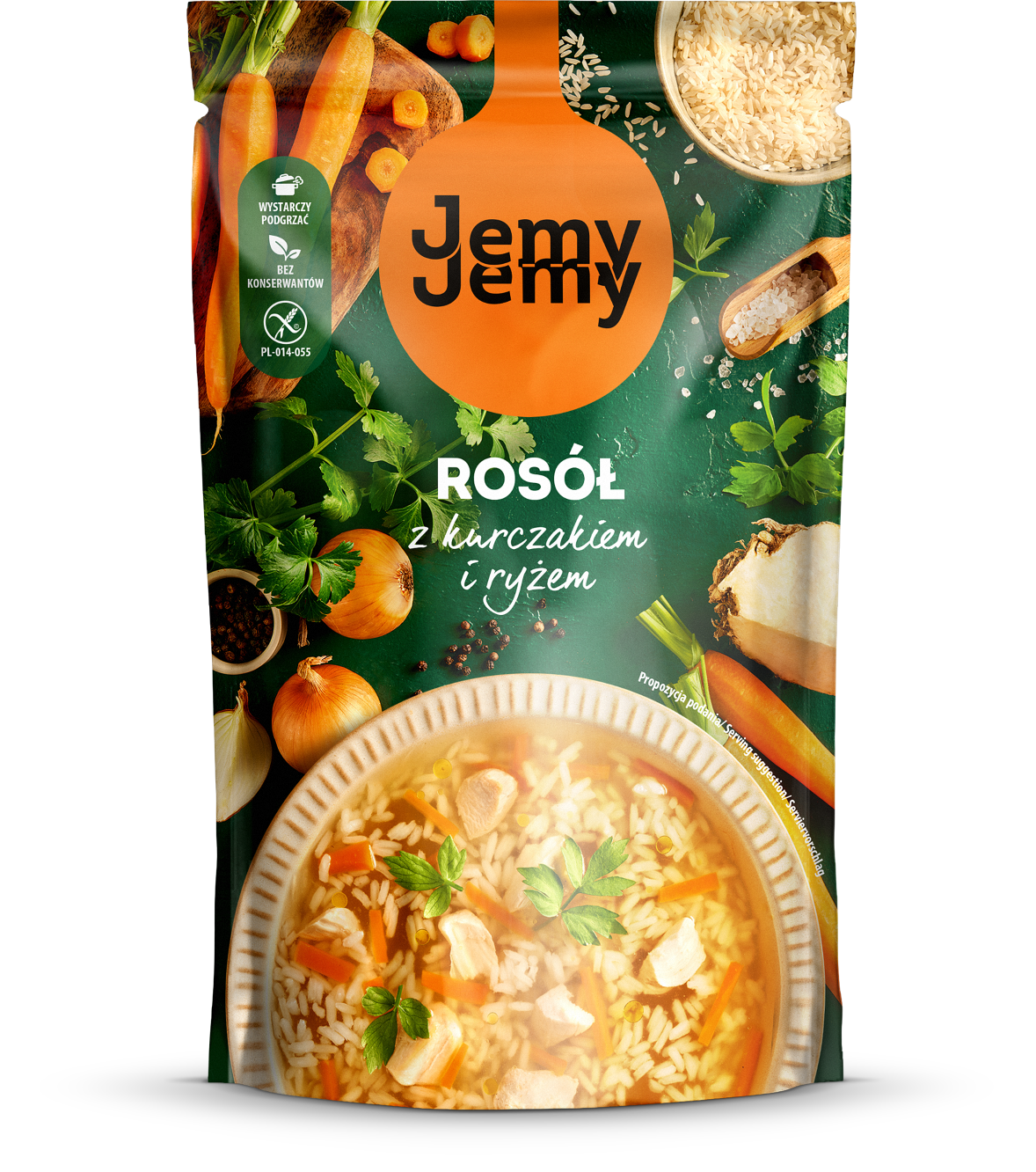 Jemyjemy Rosołek Z Kurczakiem I Ryżem 450G