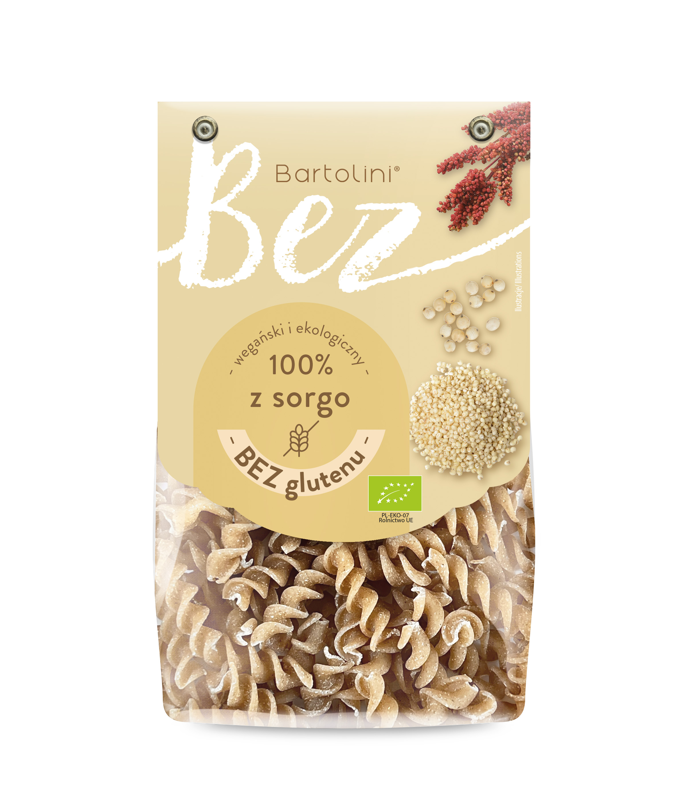 Makaron Bartolini Ekologiczny Bezglutenowy Z Sorgo 250G Świderek