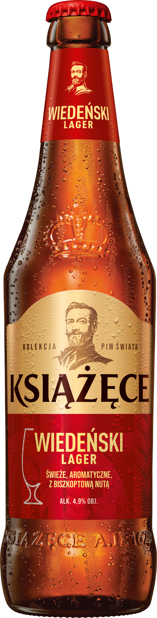 Piwo Książęce Wiedeński Lager Butelka 500Ml