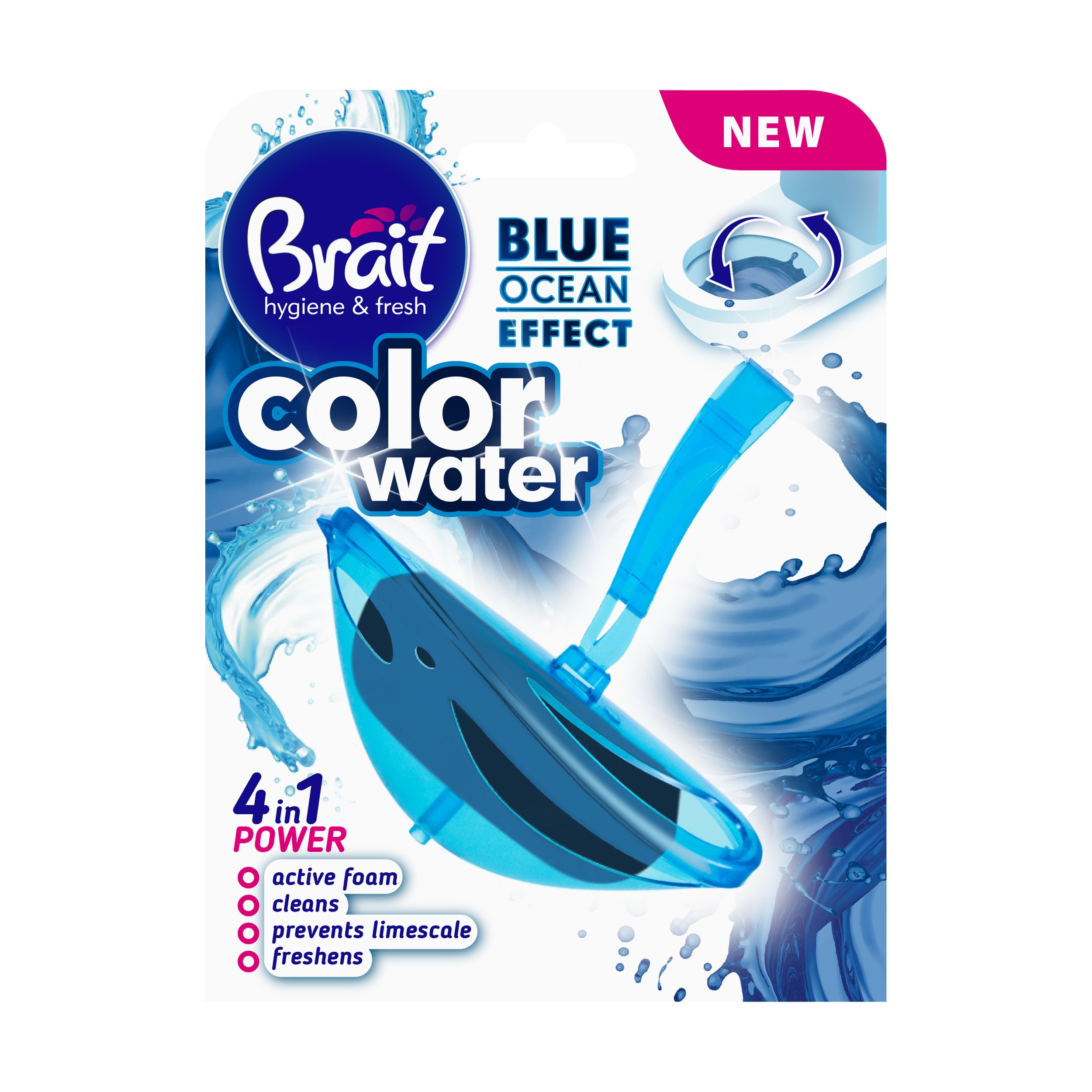Kostka Do Wc Brait Barwiąca Blue Ocean 40G