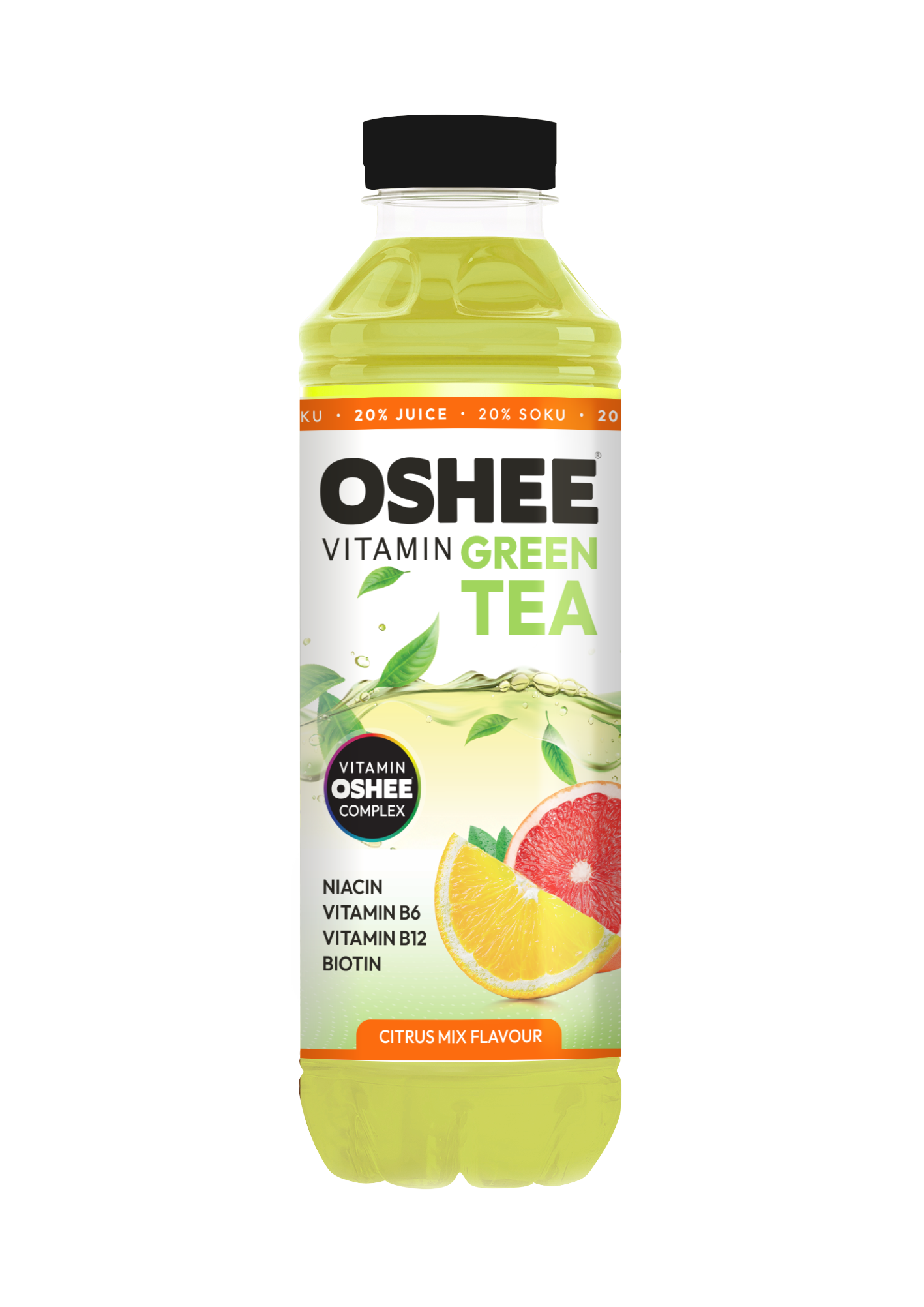 Oshee Vitamin Green Tea Citrus Mix 555Ml Kaucja