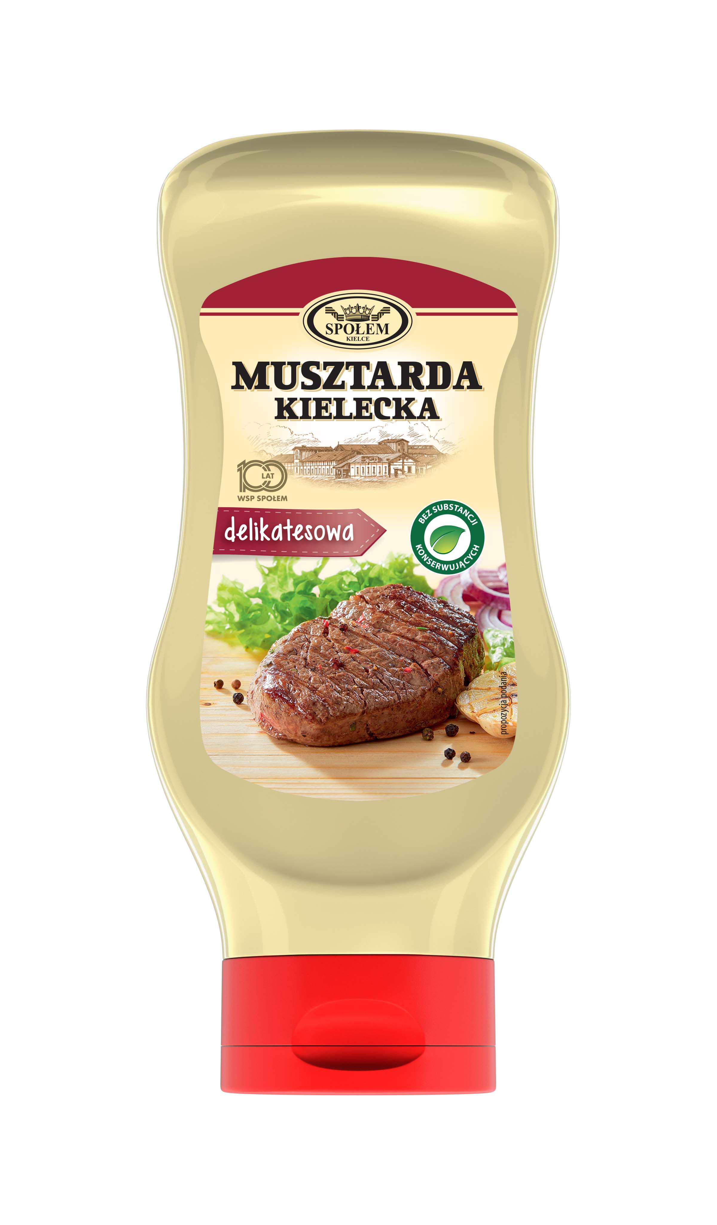 Musztarda Kielecka Delikatesowa Stołowa 500G
