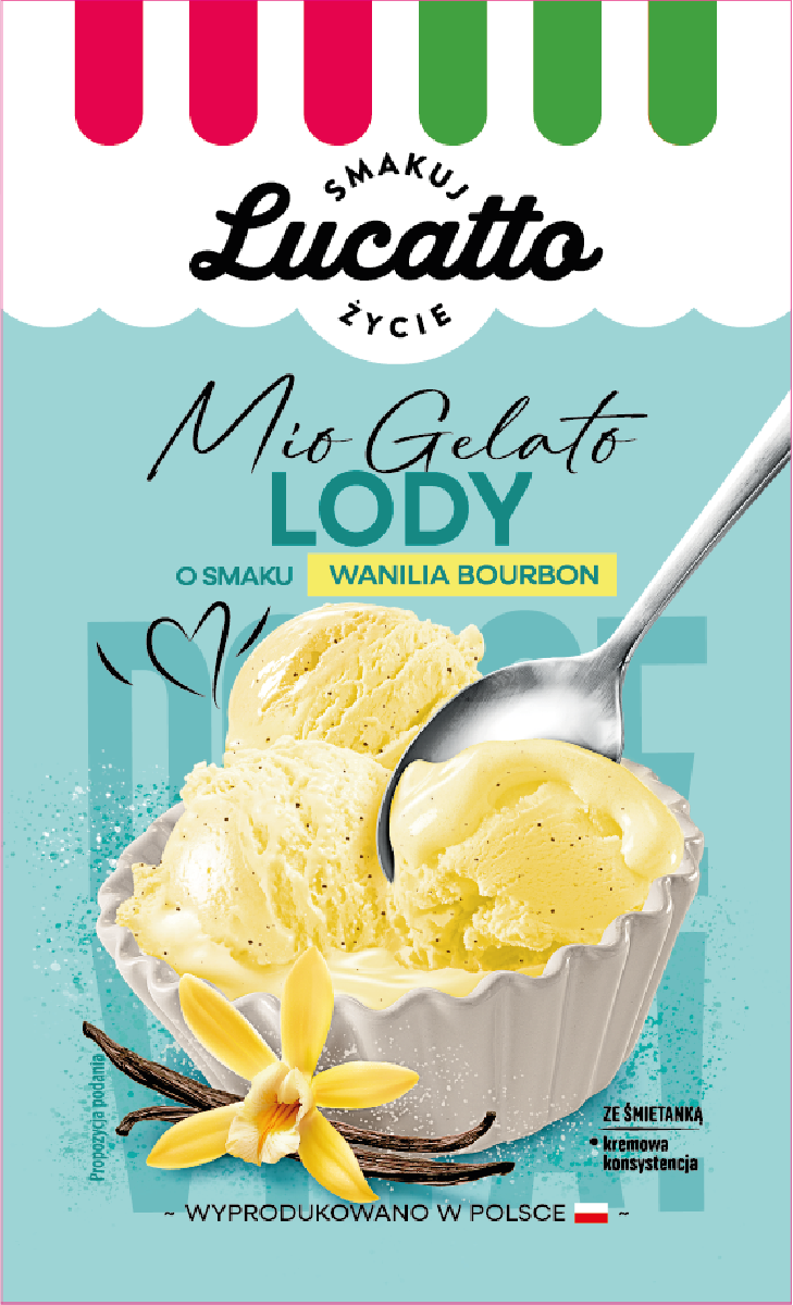 Lody O Smaku Wanilii Bourbon Lucatto 60 G
