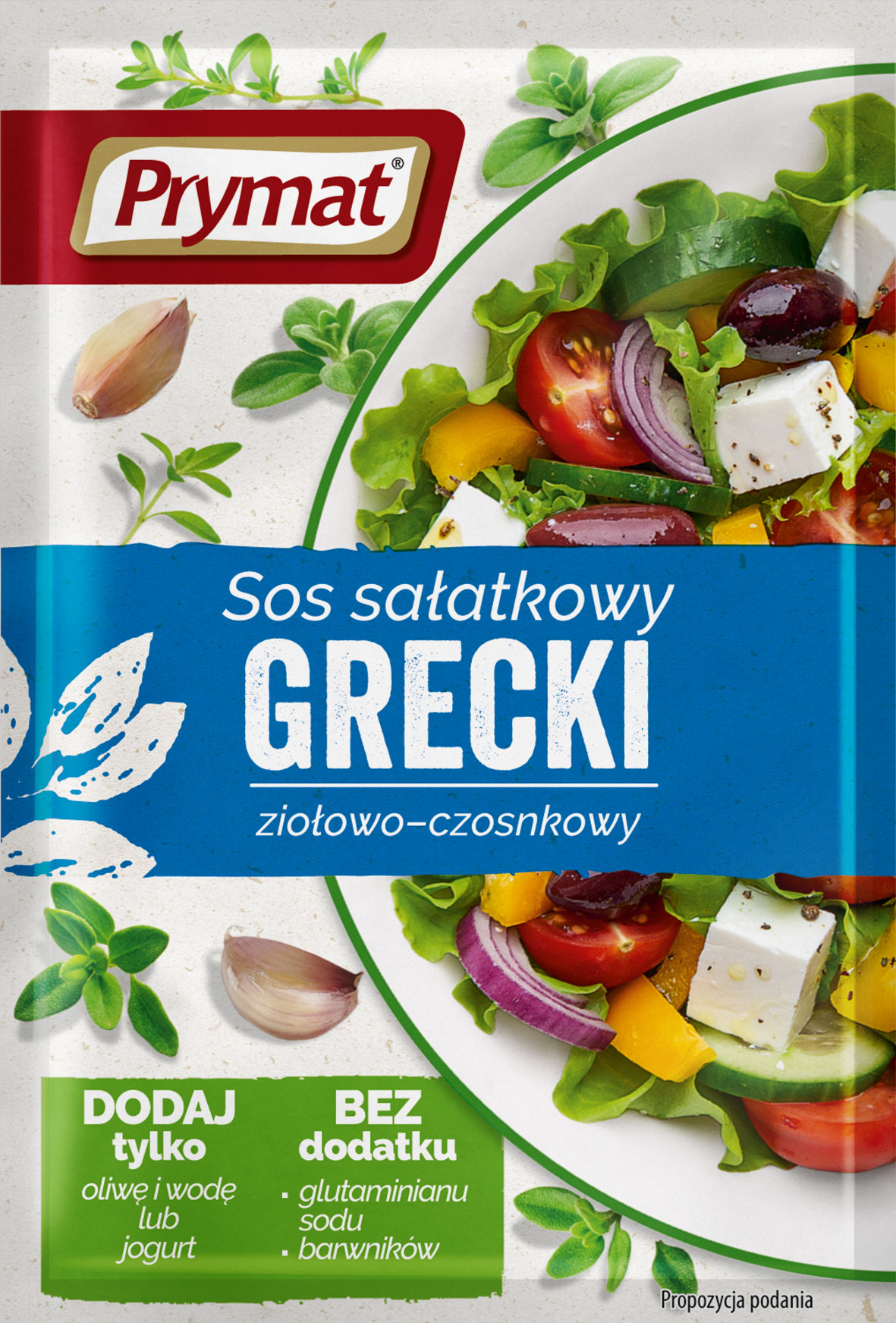 Sos Sałatkowy Grecki 9 G Prymat