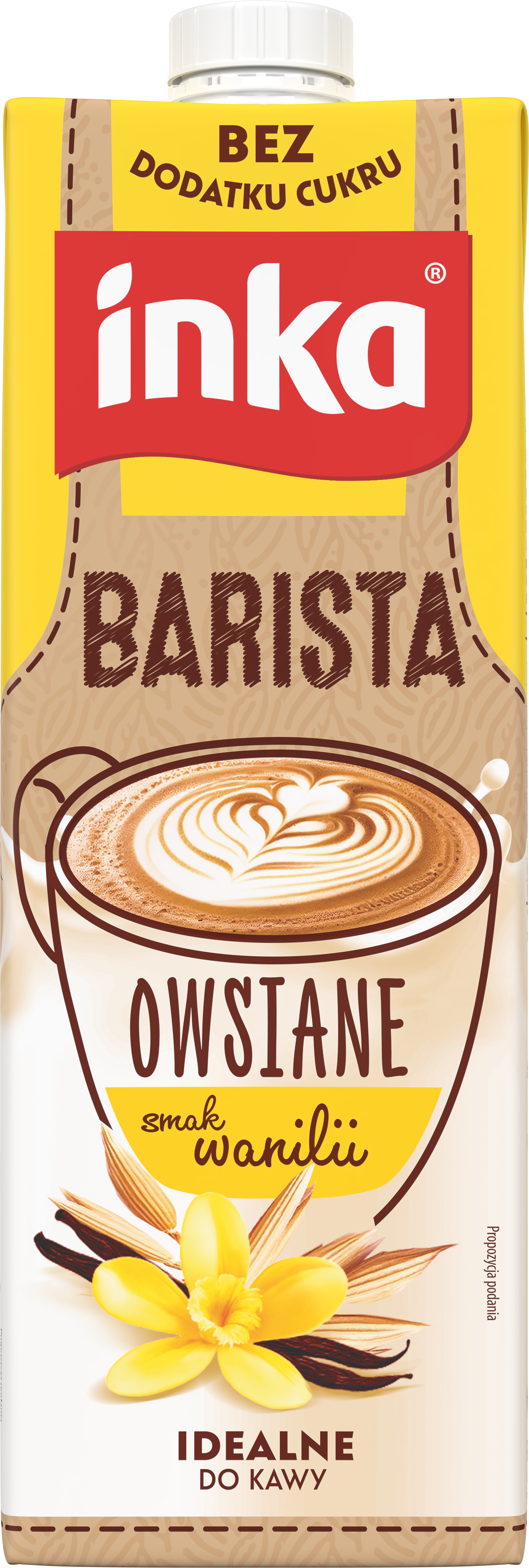 Inka Napój Owsiany Barista Smak Wanilii 1L