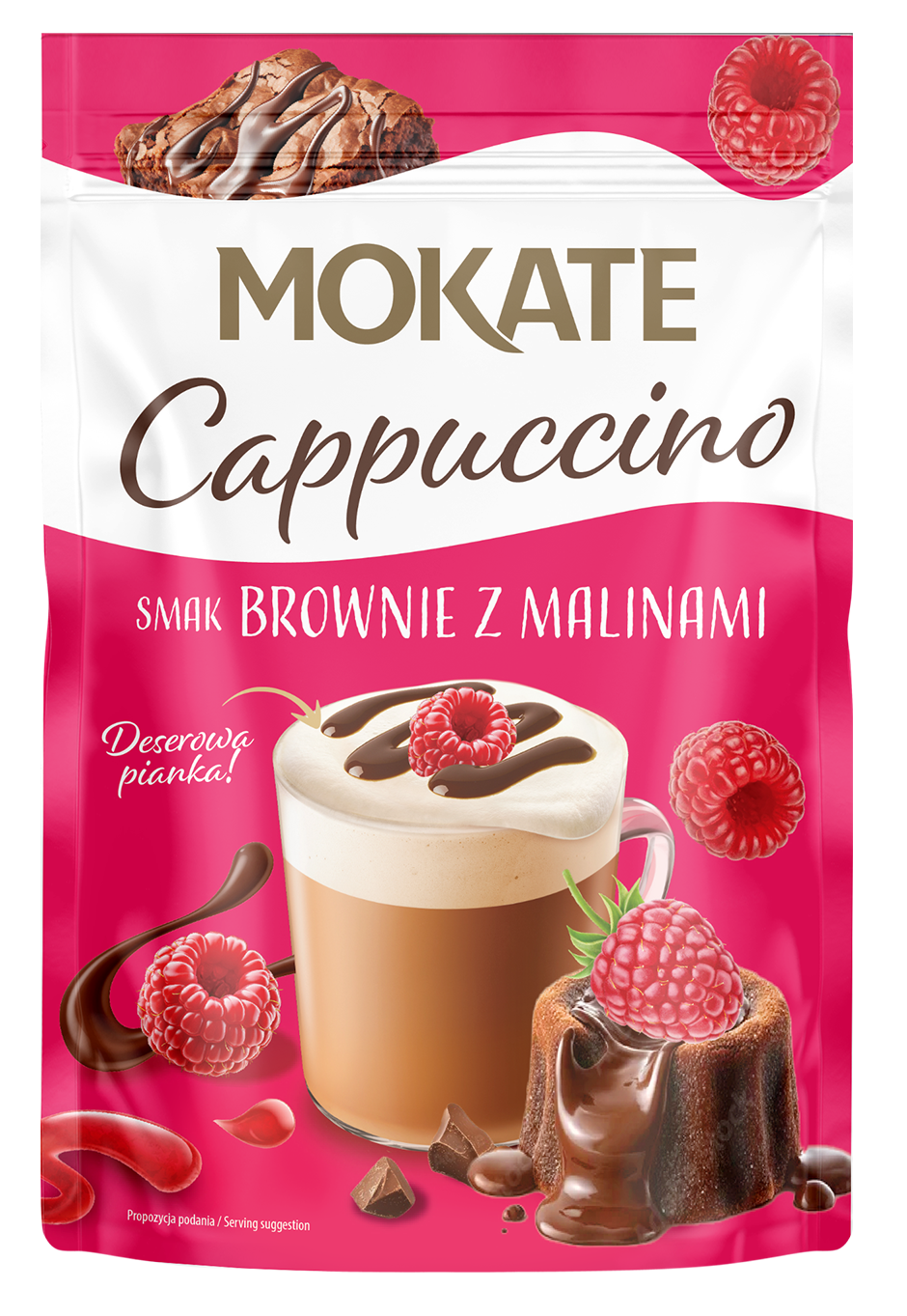 Mokate Cappuccino O Smaku Brownie Z Malinami 110 G
