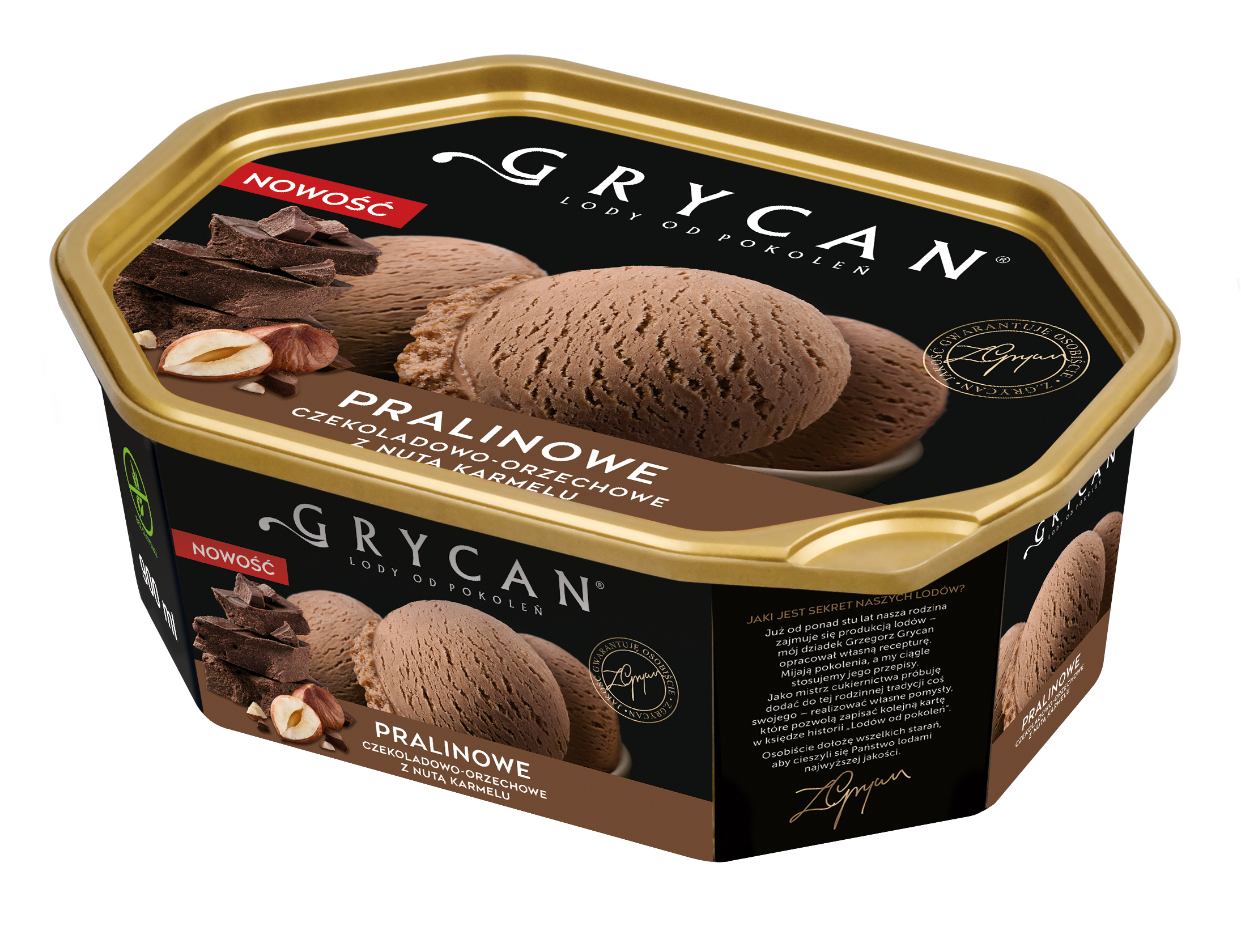 Lody Familijne Pralinowe Grycan 1100Ml