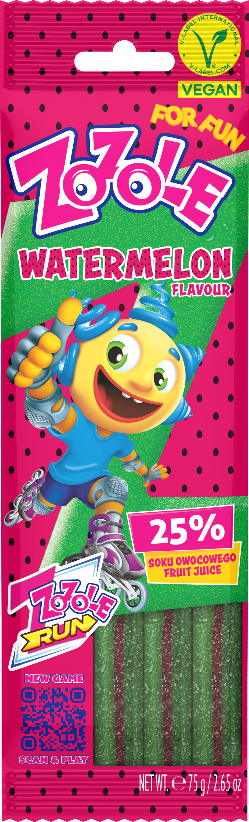 Żelki Zozole Watermelon 75G