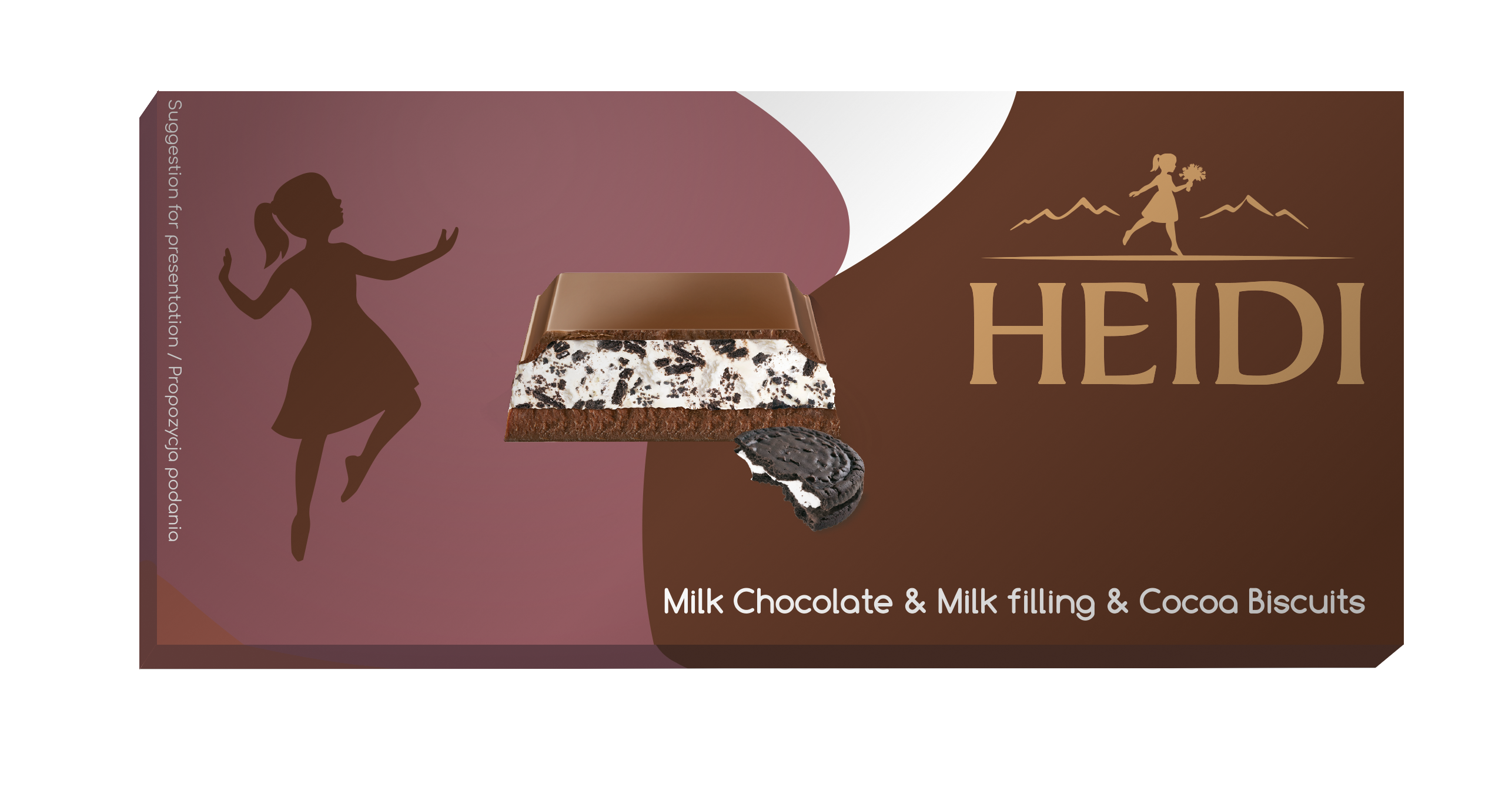 Heidi Multi Layer Choco & Black Cookies 80G