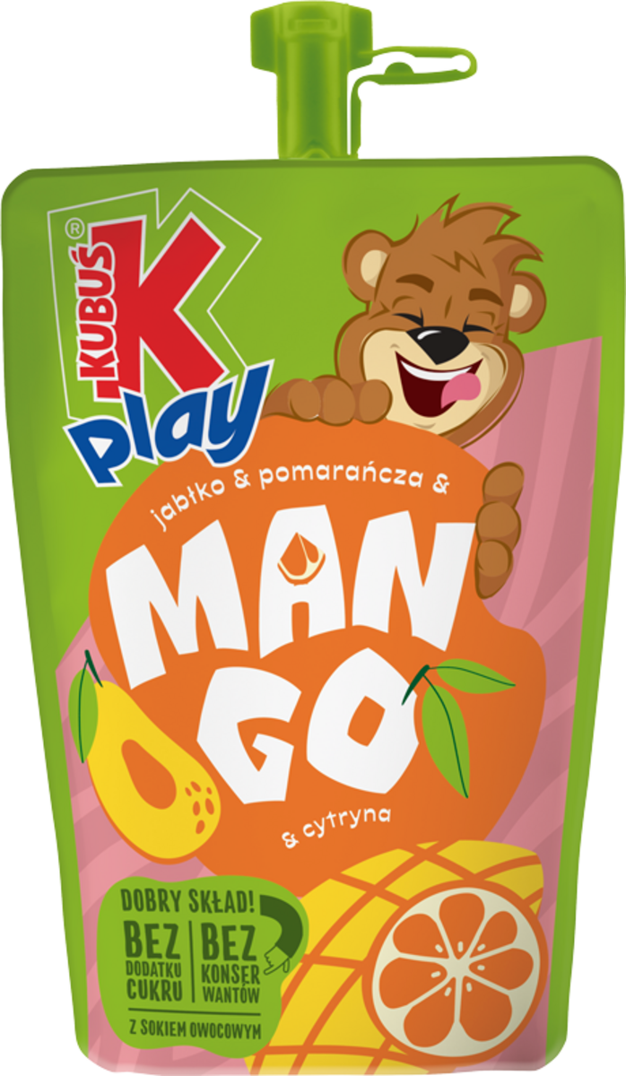 Kubuś Play Jabłko Pomarańcza, Mango, Cytryna 200 Ml