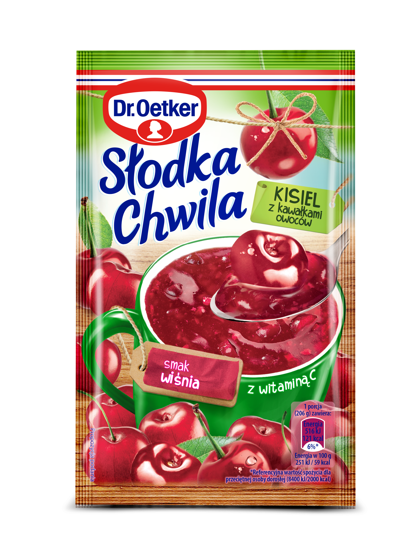 Dr. Oetker Słodka Chwila Kisiel Wiśniowy Z Owocami 31,5 G