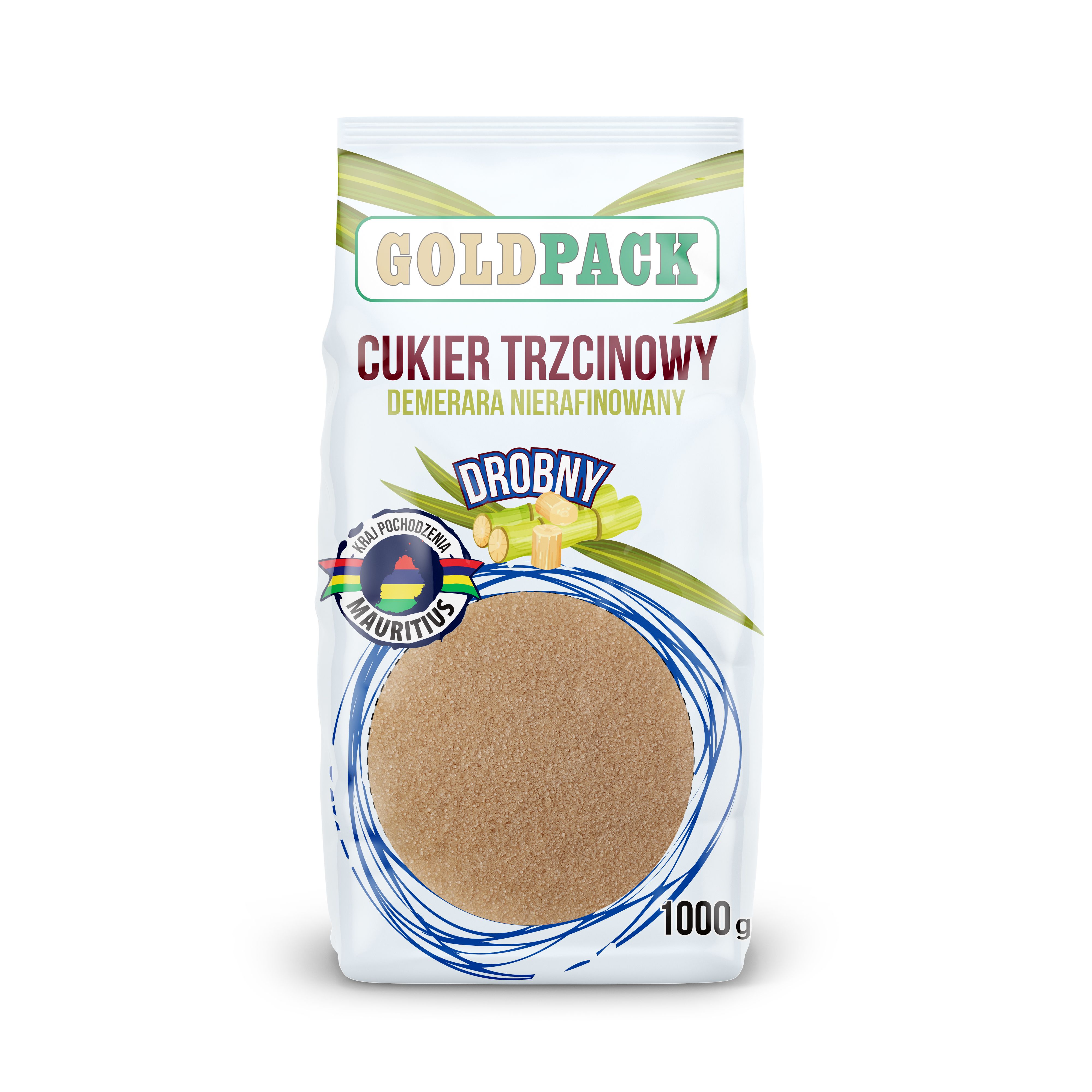 Goldpack Cukier Trzcinowy Drobny 1Kg