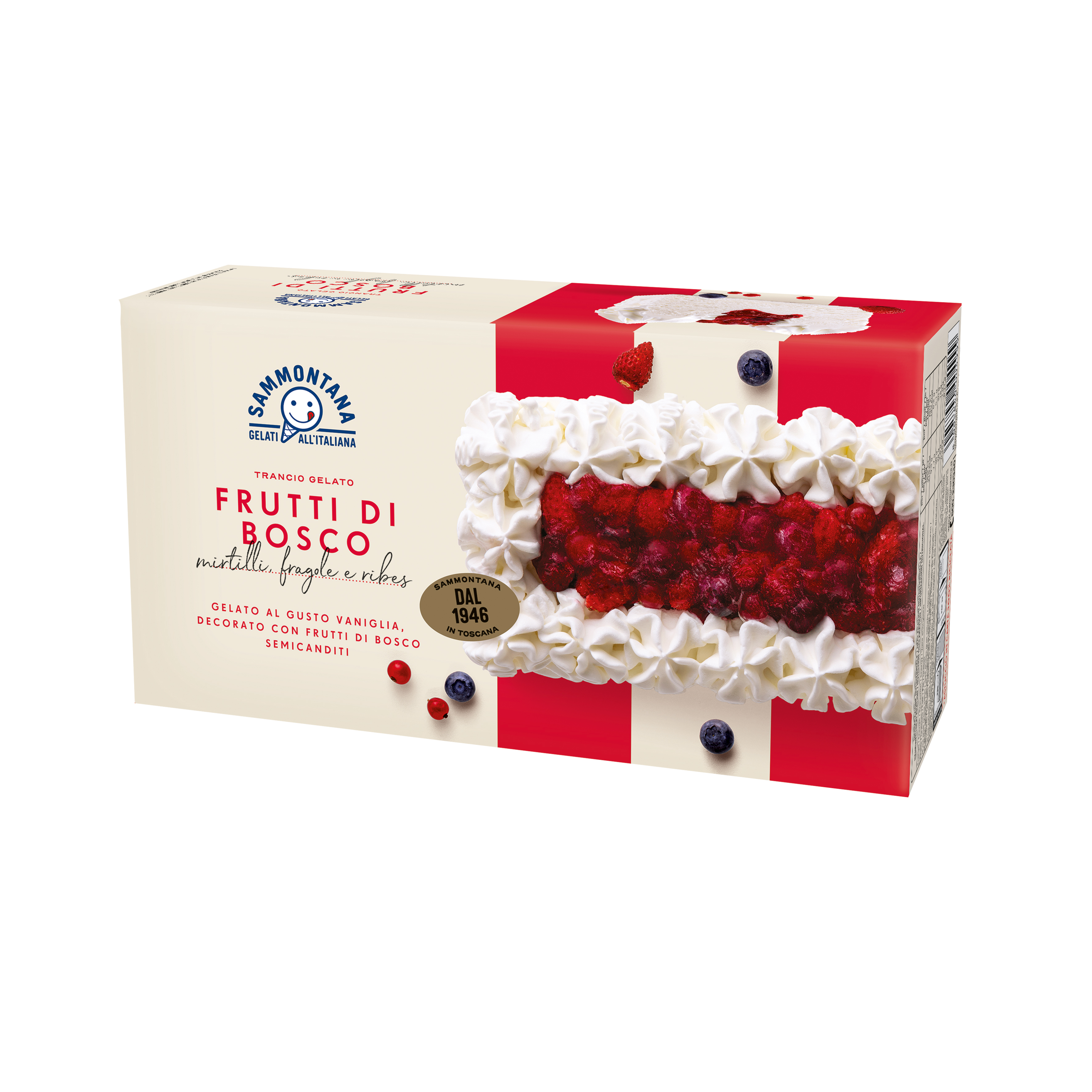 Sammontana Blok Lodowy Frutti Di Bosco 500 G / 750 Ml