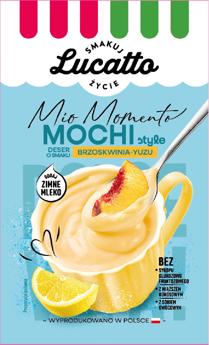 Deser Mochi Brzoskwinia-Yuzu Lucatto 30 G