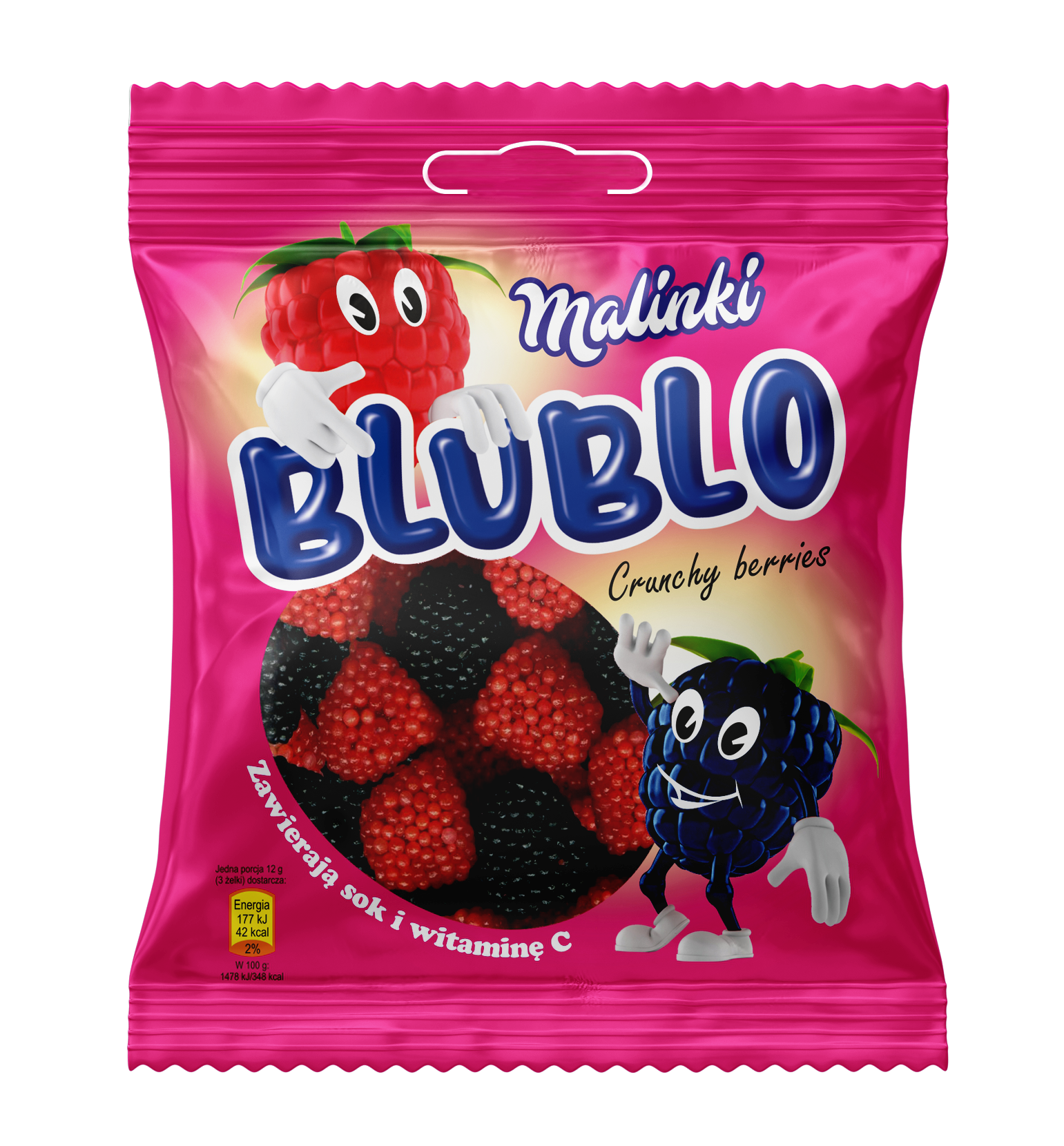 Żelki Blublo Malinki 80 G