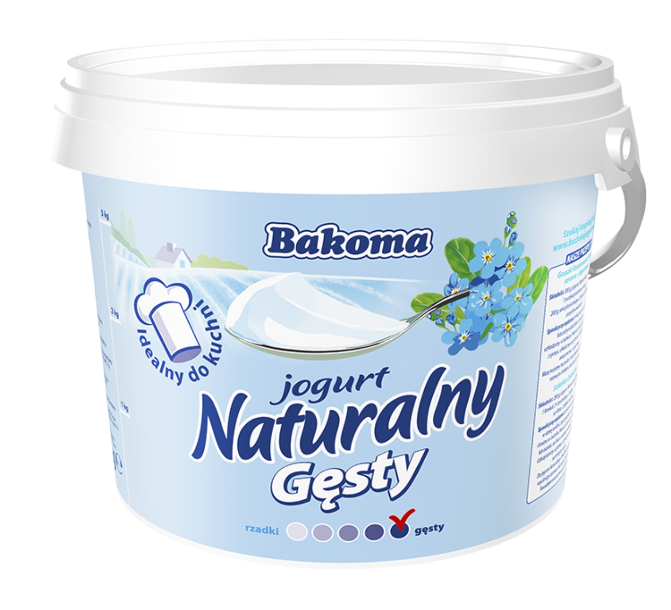 Jogurt Naturalny Gęsty 2,8% 3Kg