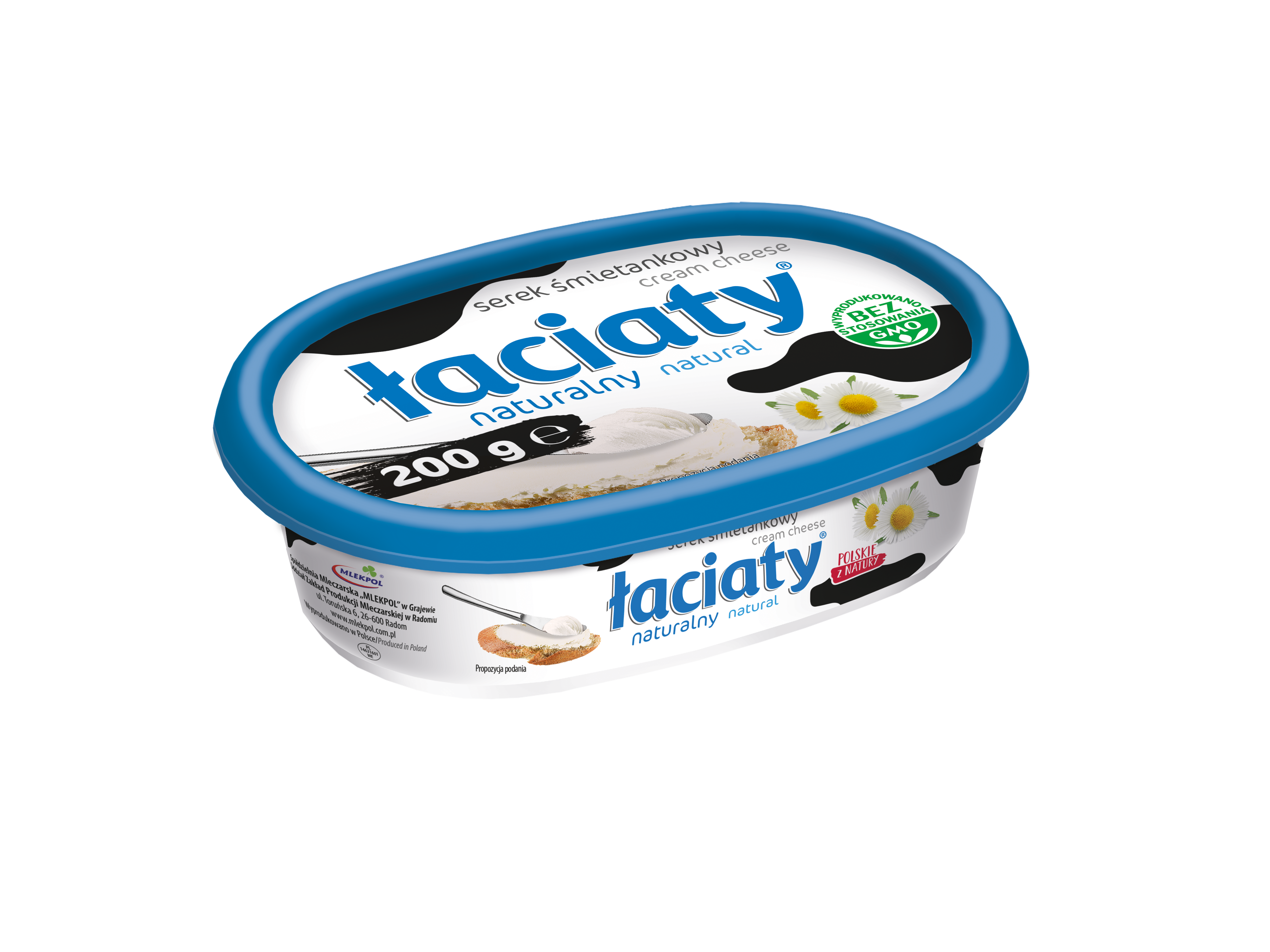 Serek Śmietankowy Łaciaty Naturalny 200G