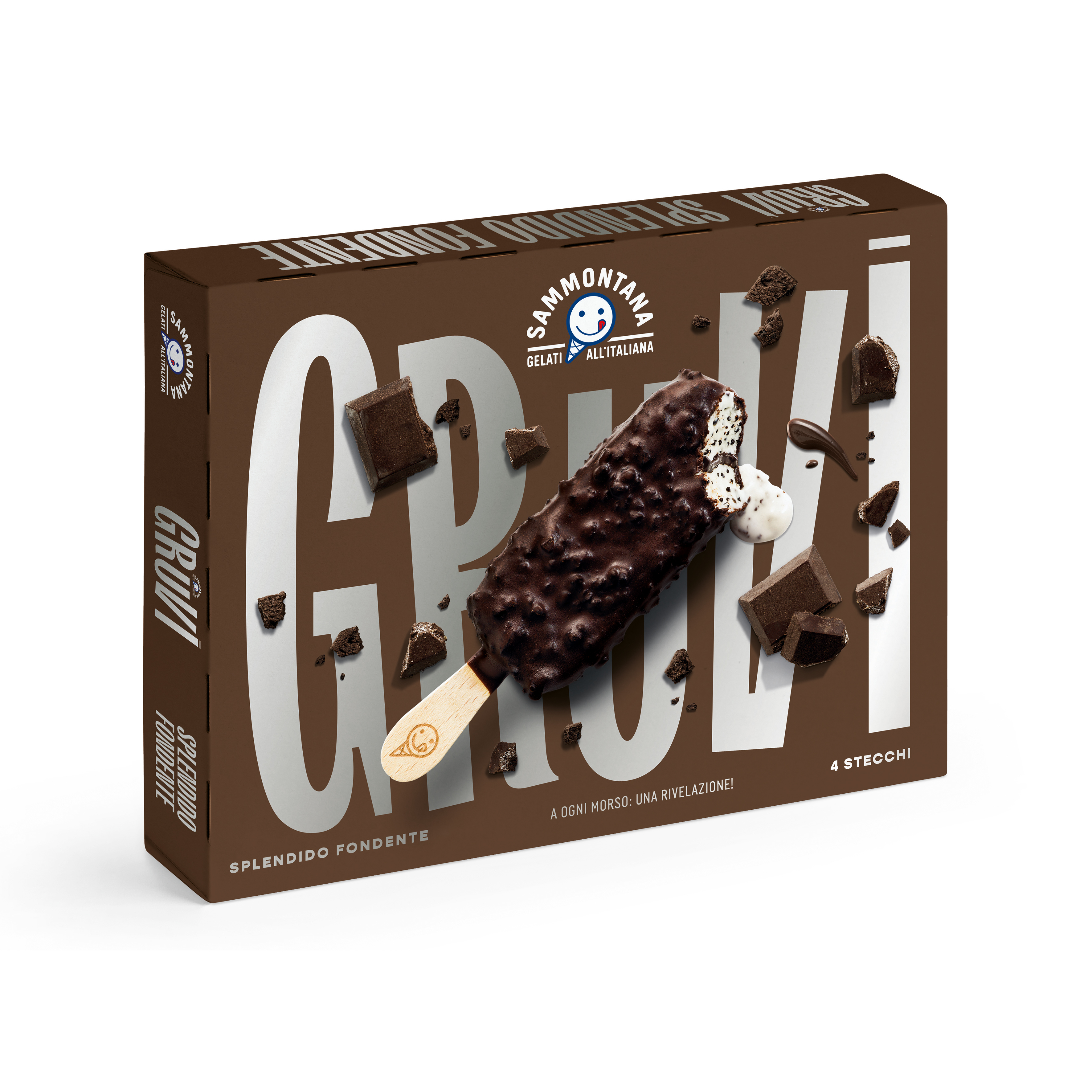 Sammontana Lody Gruvi Splendido Fondente 4 X 75Ml