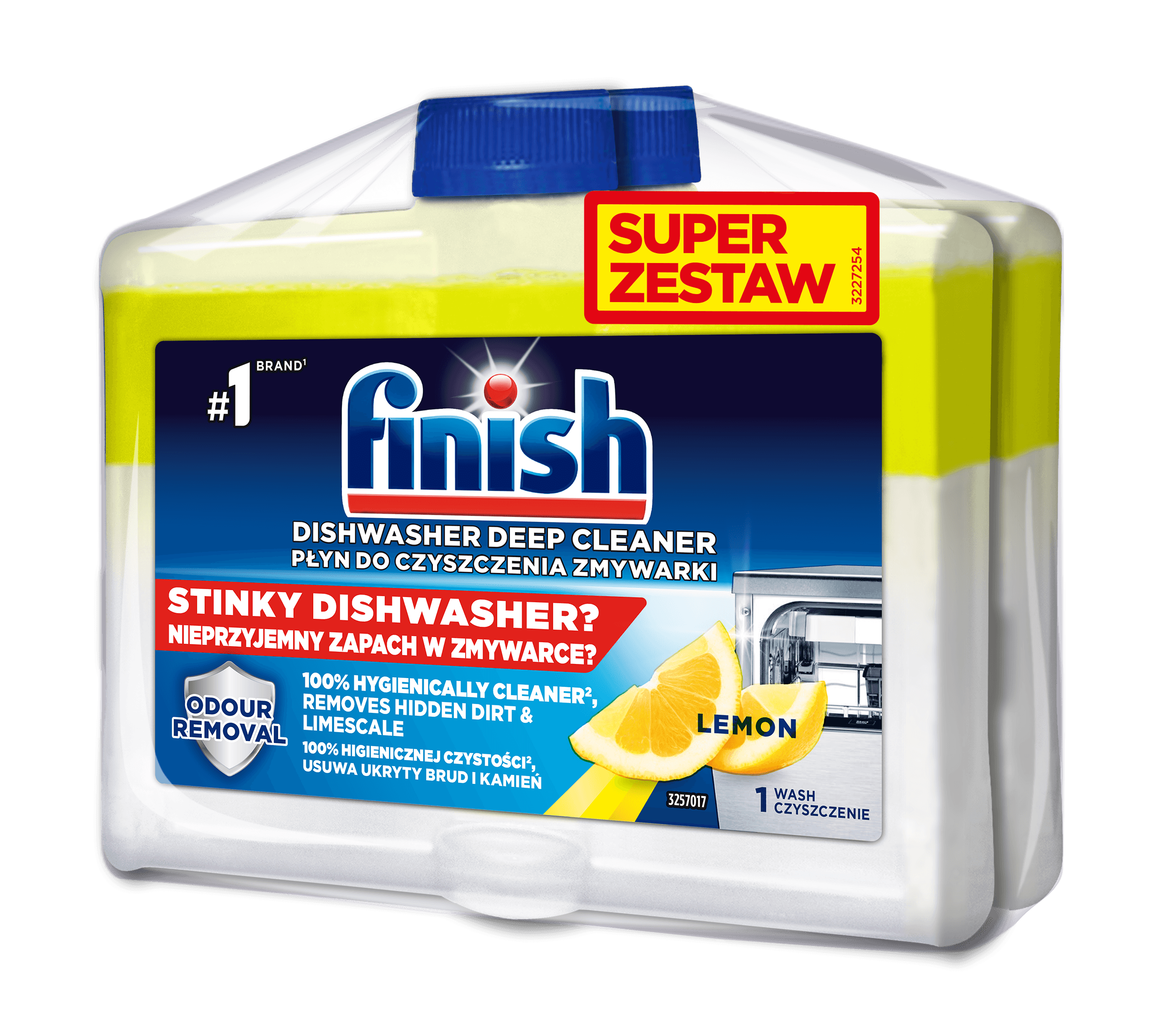 Finish Duopack Płyn Do Czyszczenia Zmywarki Cytrynowy 2X250Ml