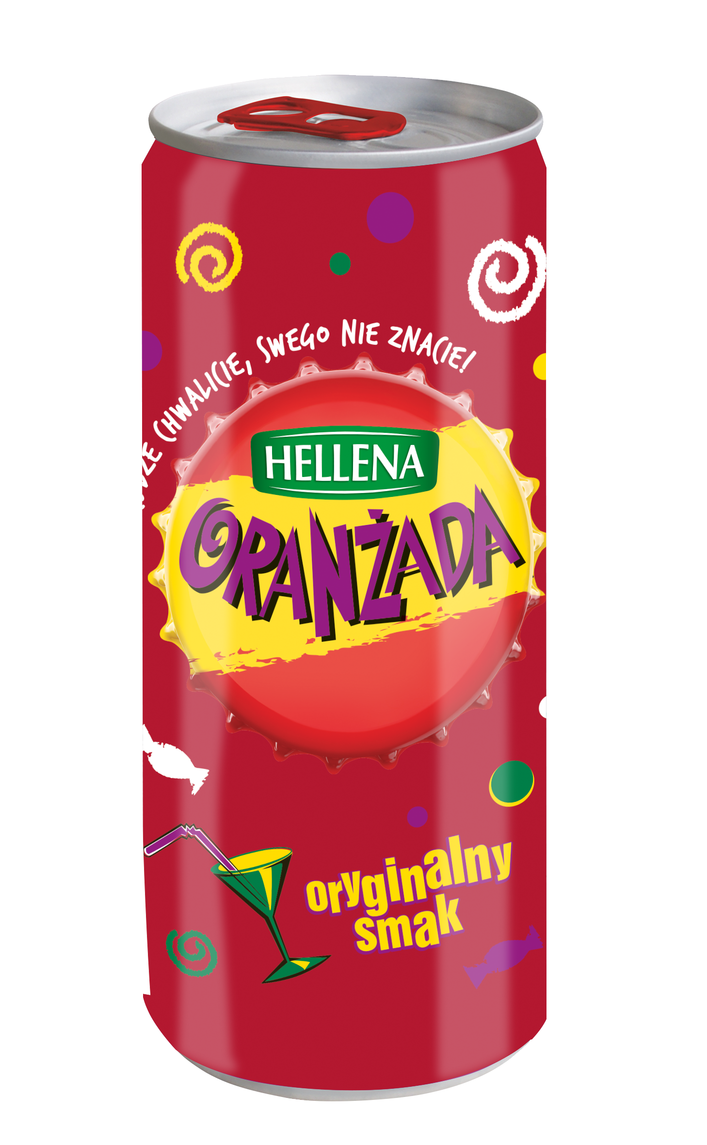 Hellena Oranżada Czerwona W Puszce 330 Ml