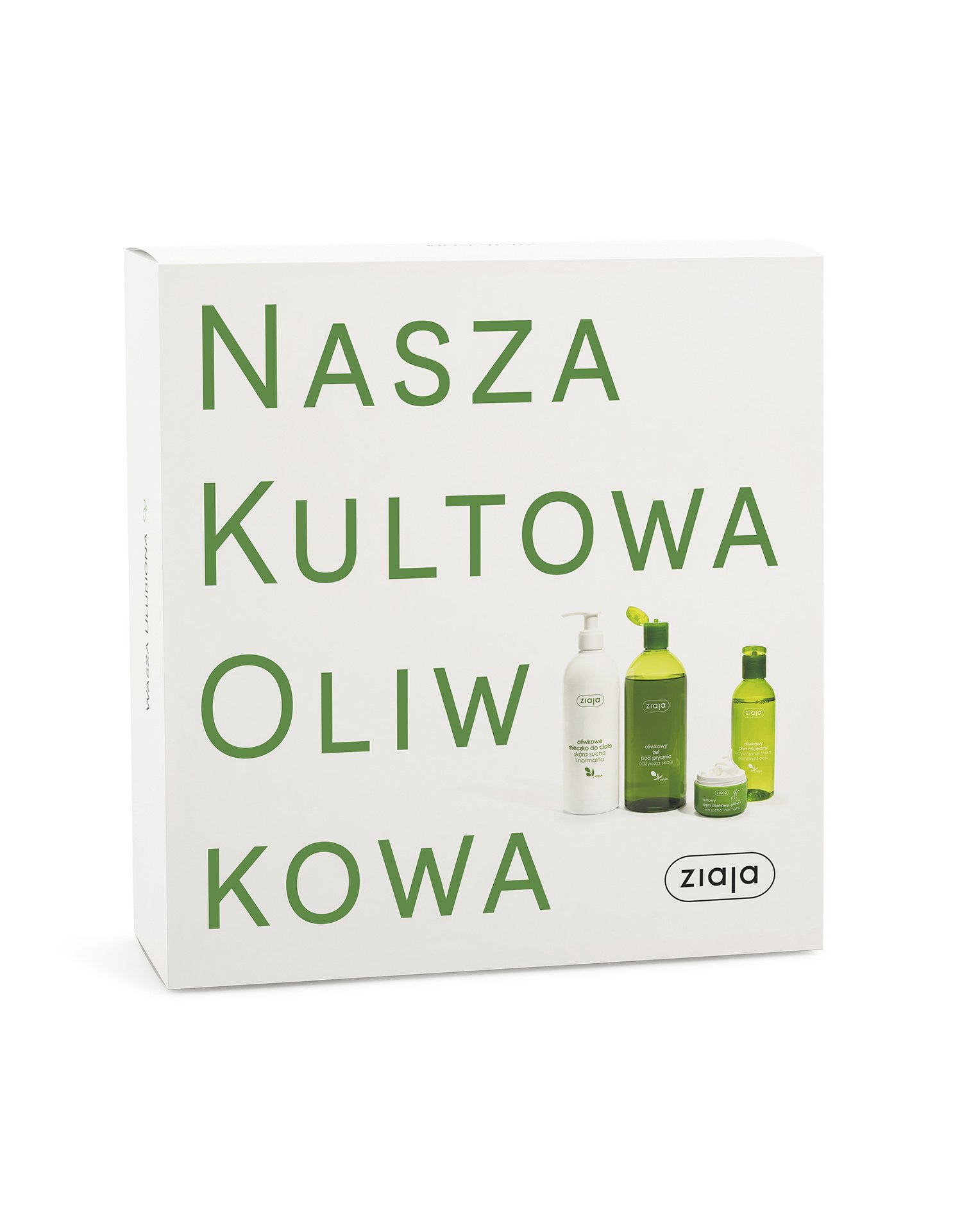Ziaja Oliwkowy Zestaw Okolicznościowy 1150 Ml: Żel 500 Ml, Mleczko 400 Ml, Płyn Micelarny 200 Ml, Krem 50 Ml