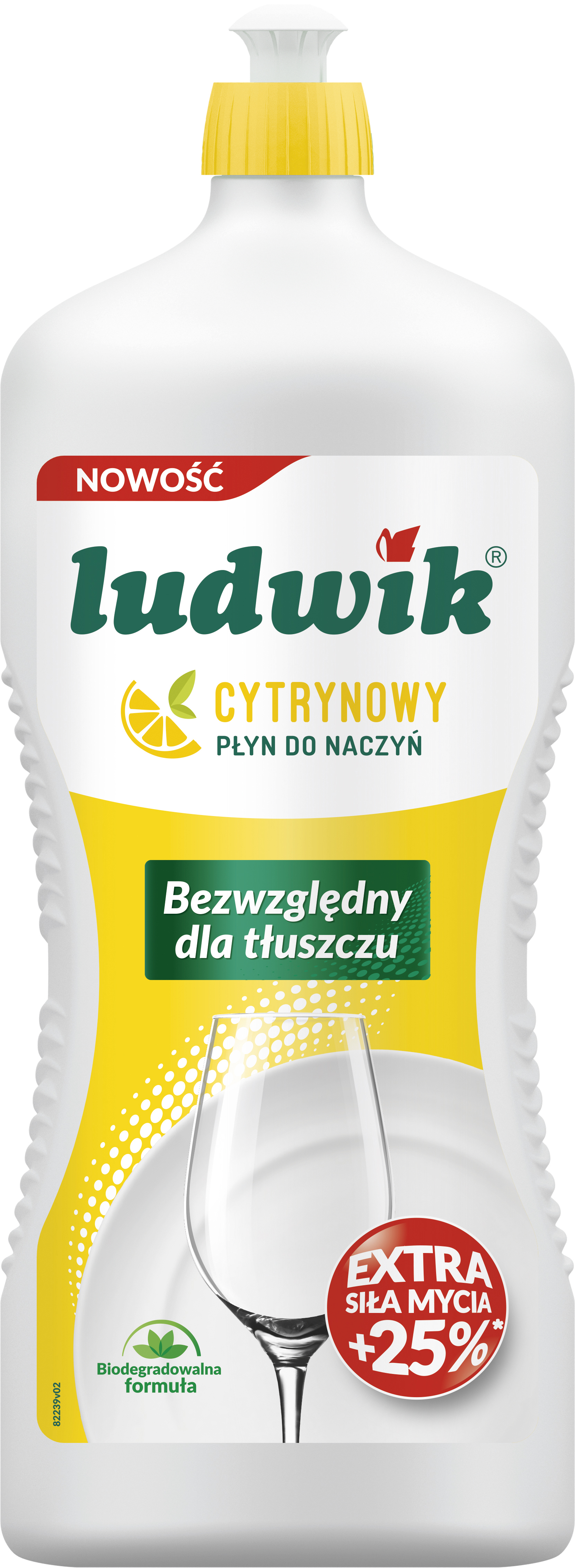 Ludwik Płyn Do Mycia Naczyń 1,35 Kg - Cytrynowy