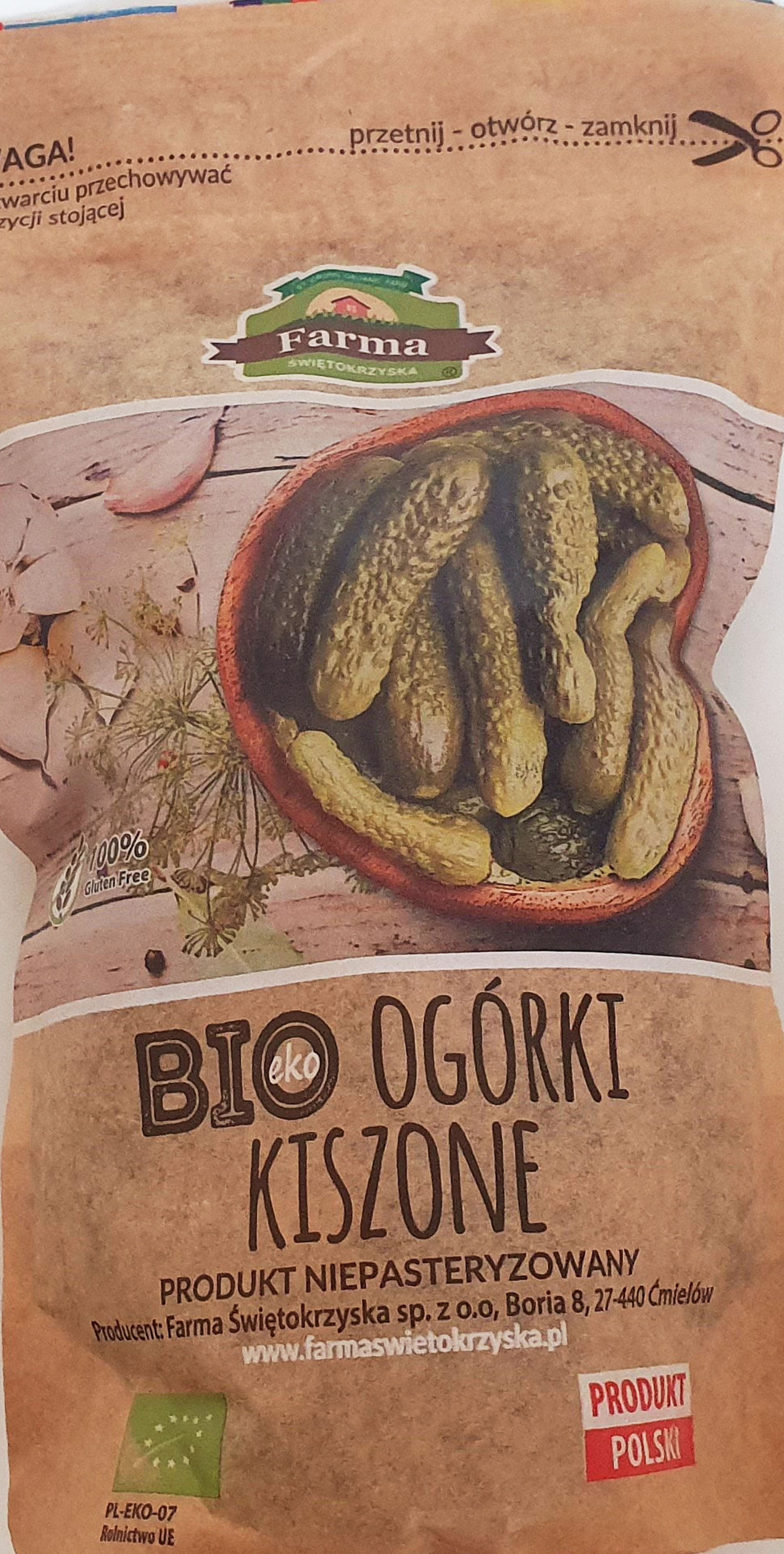 Bio Ogórki Kiszone Polska 980G