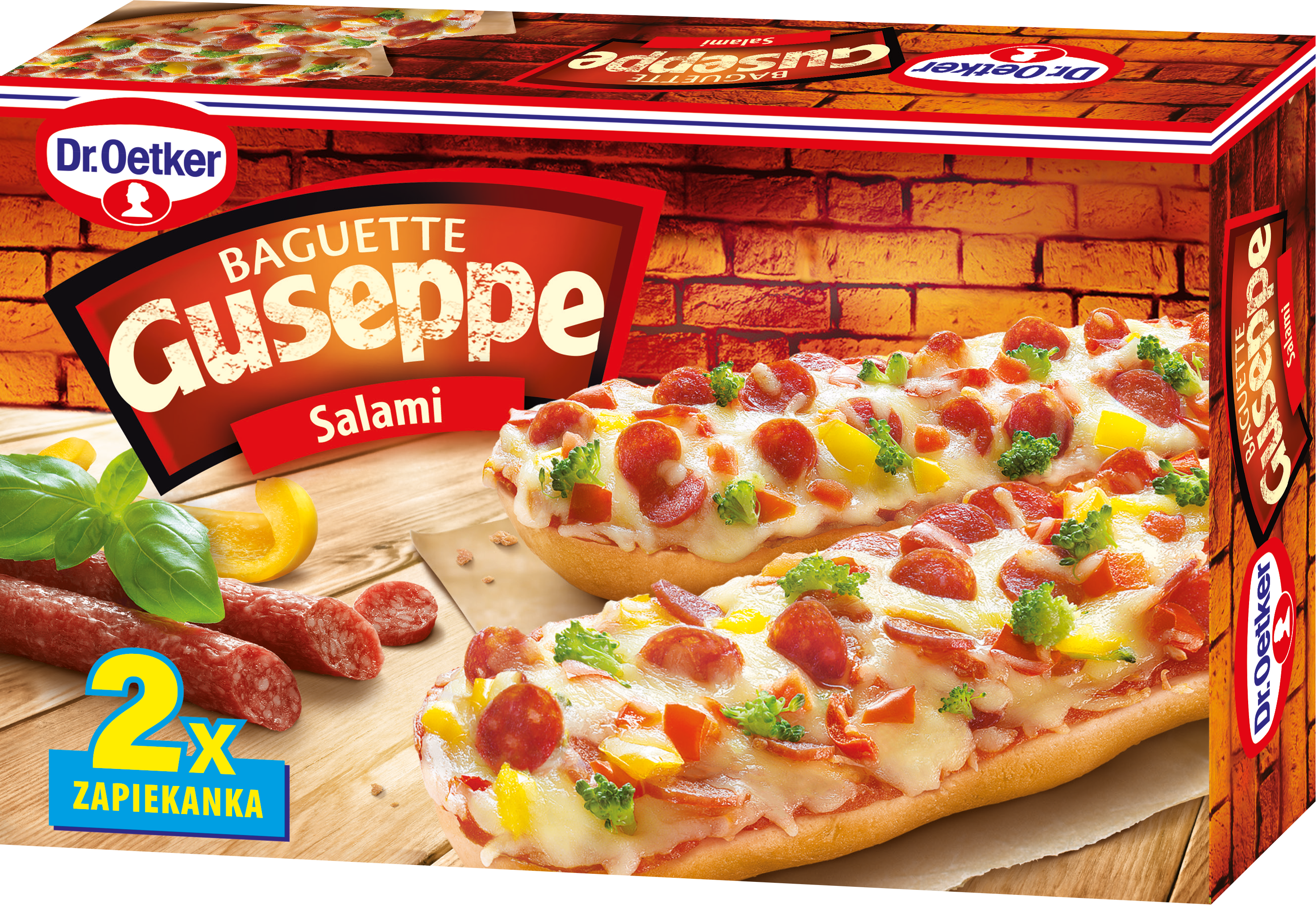 Dr. Oetker Guseppe Zapiekanka Baguette Salami 2 X 125 G