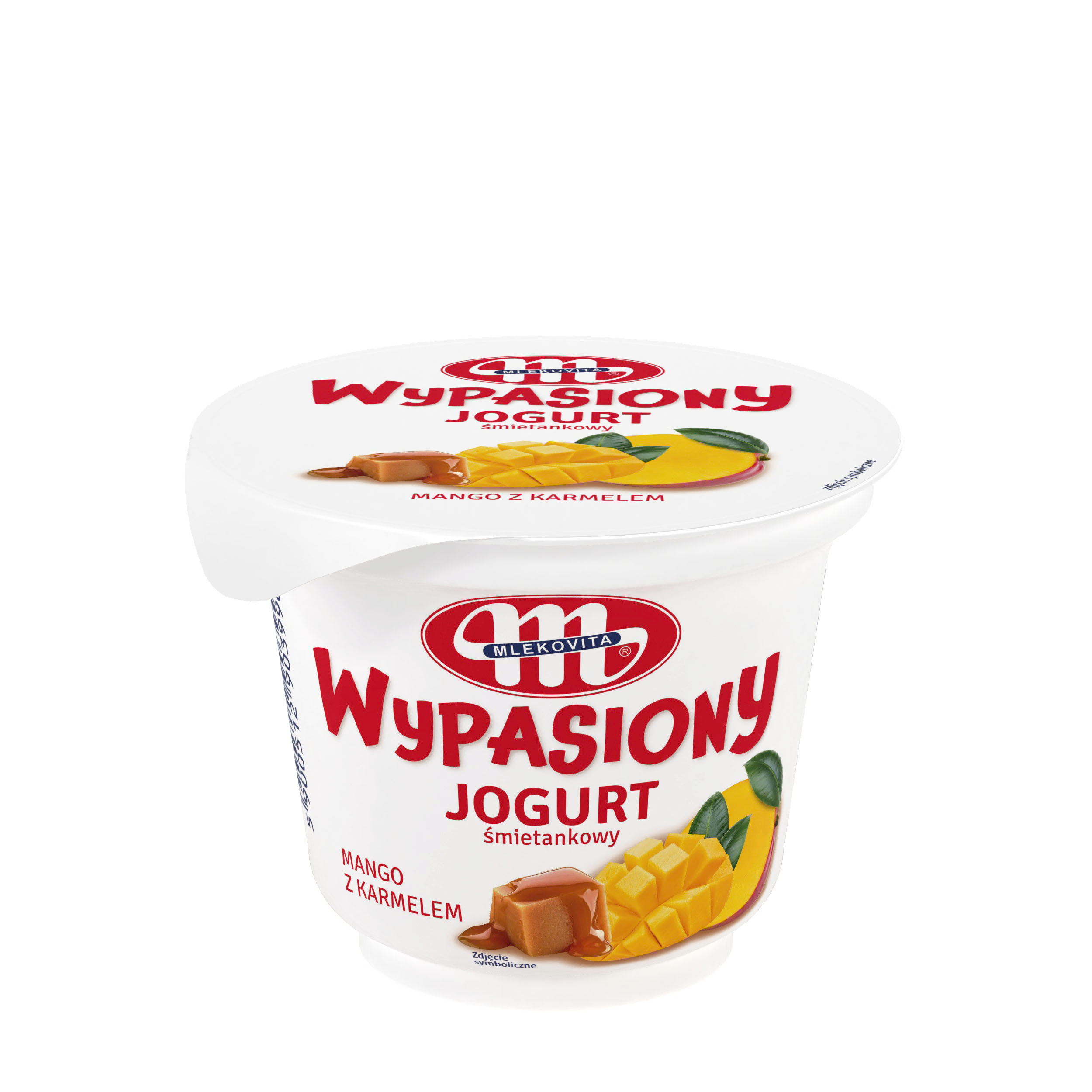 Mlekovita Wypasiony Jogurt Śmietankowy Mango Z Karmelem 200G
