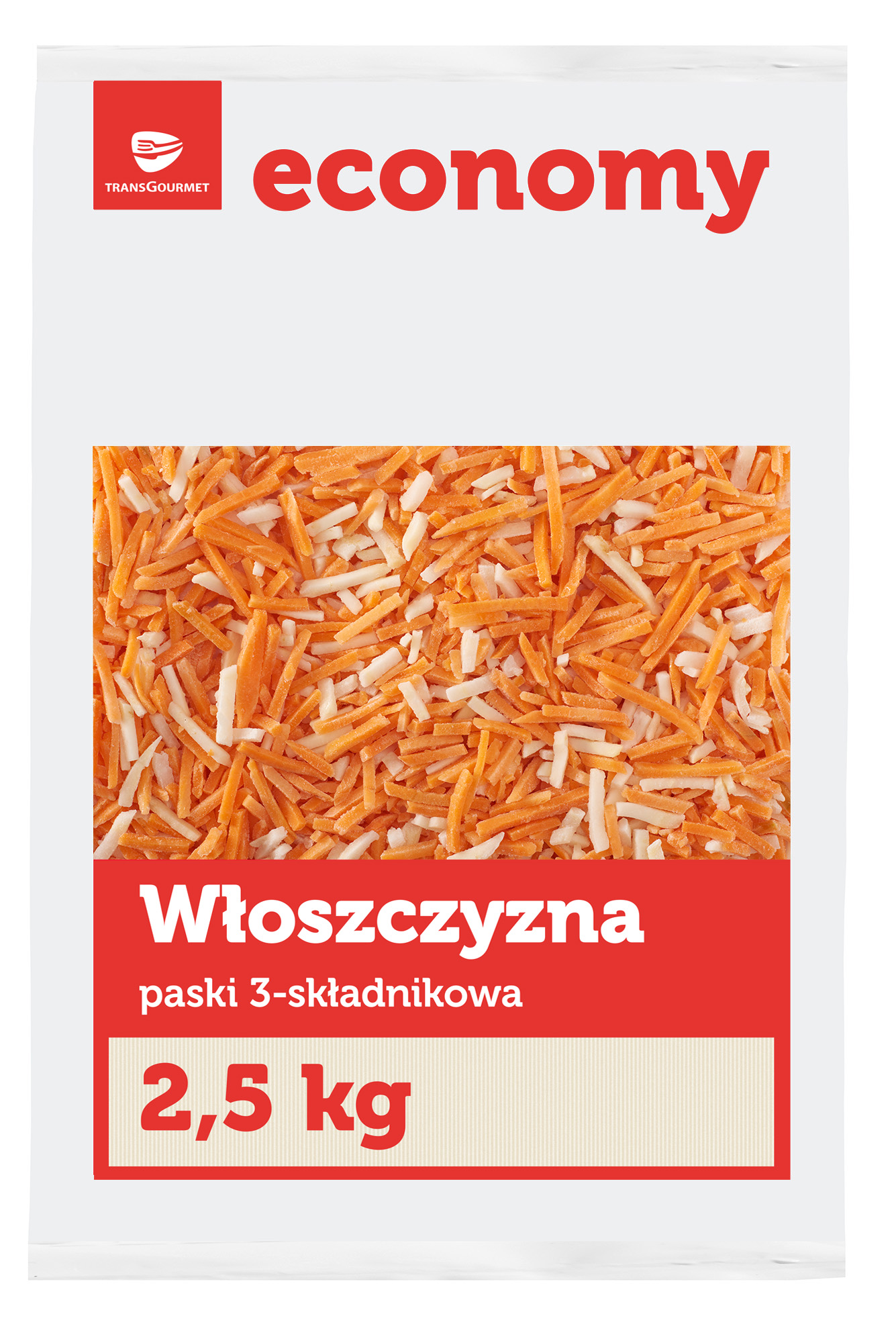 Tge Włoszczyzna Paski 3-Składnikowa 2,5Kg