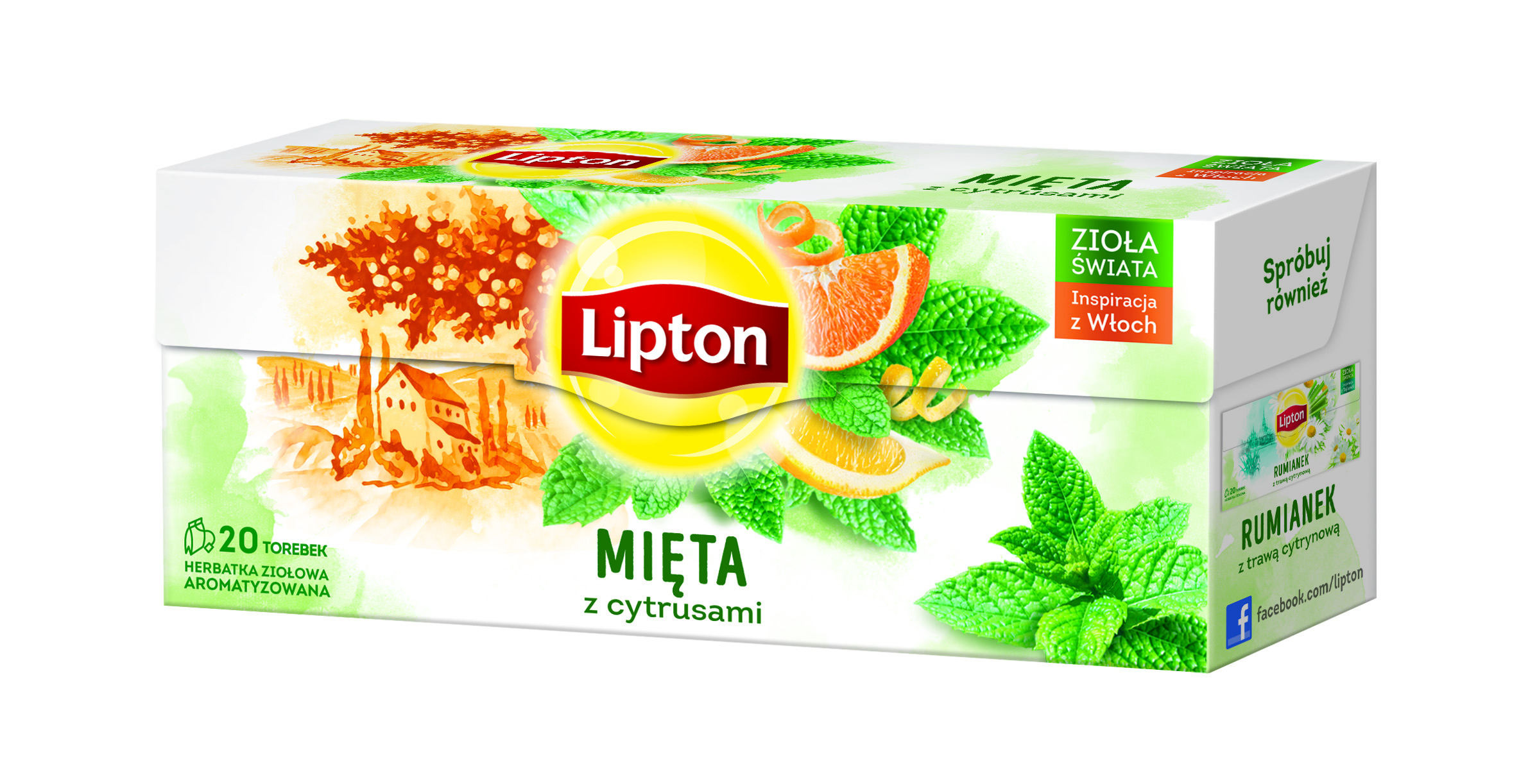 Lipton Citrus Mint 20Ser Pl