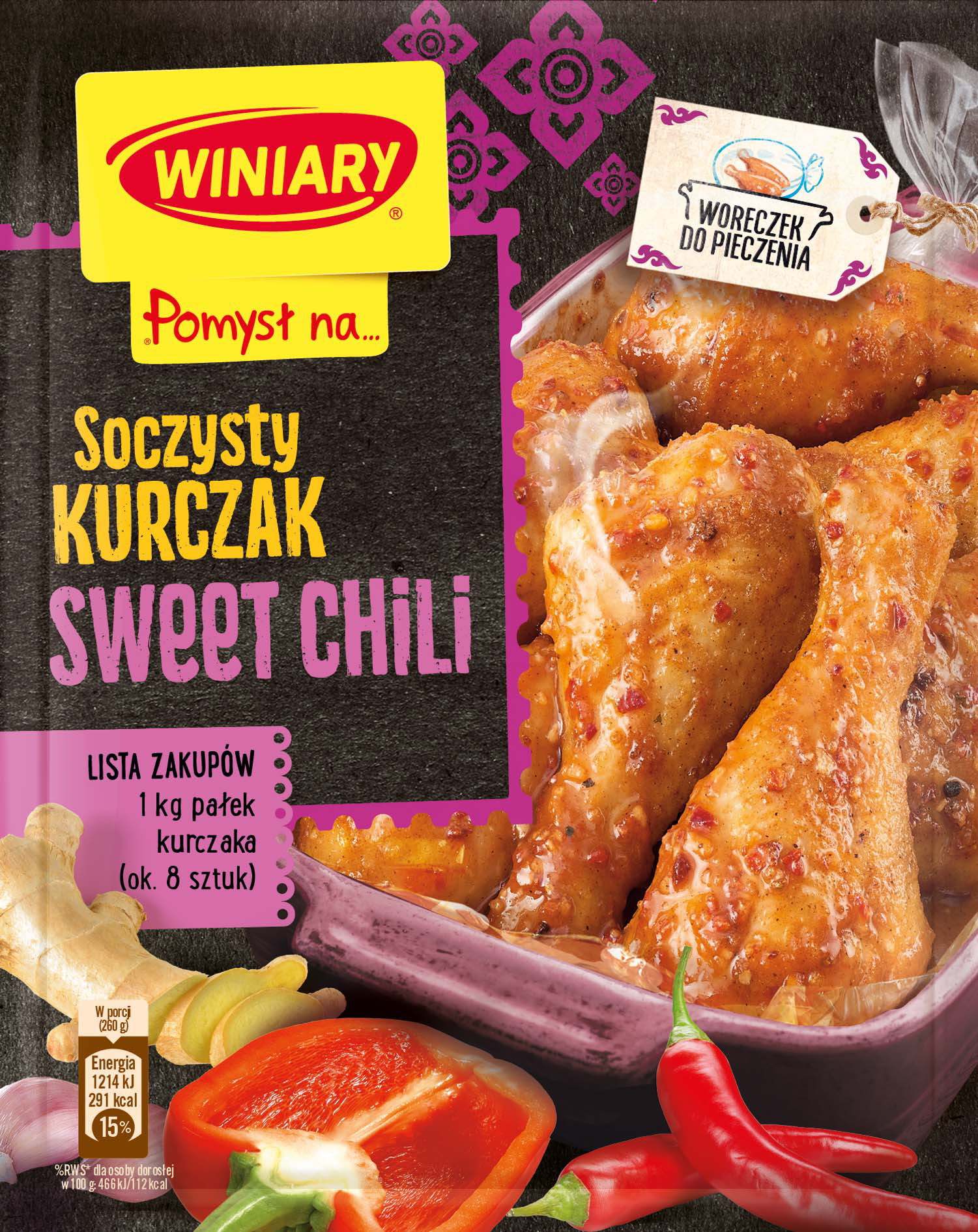 Winiary Pomysł Na... Soczysty Kurczak Sweet Chili 41G