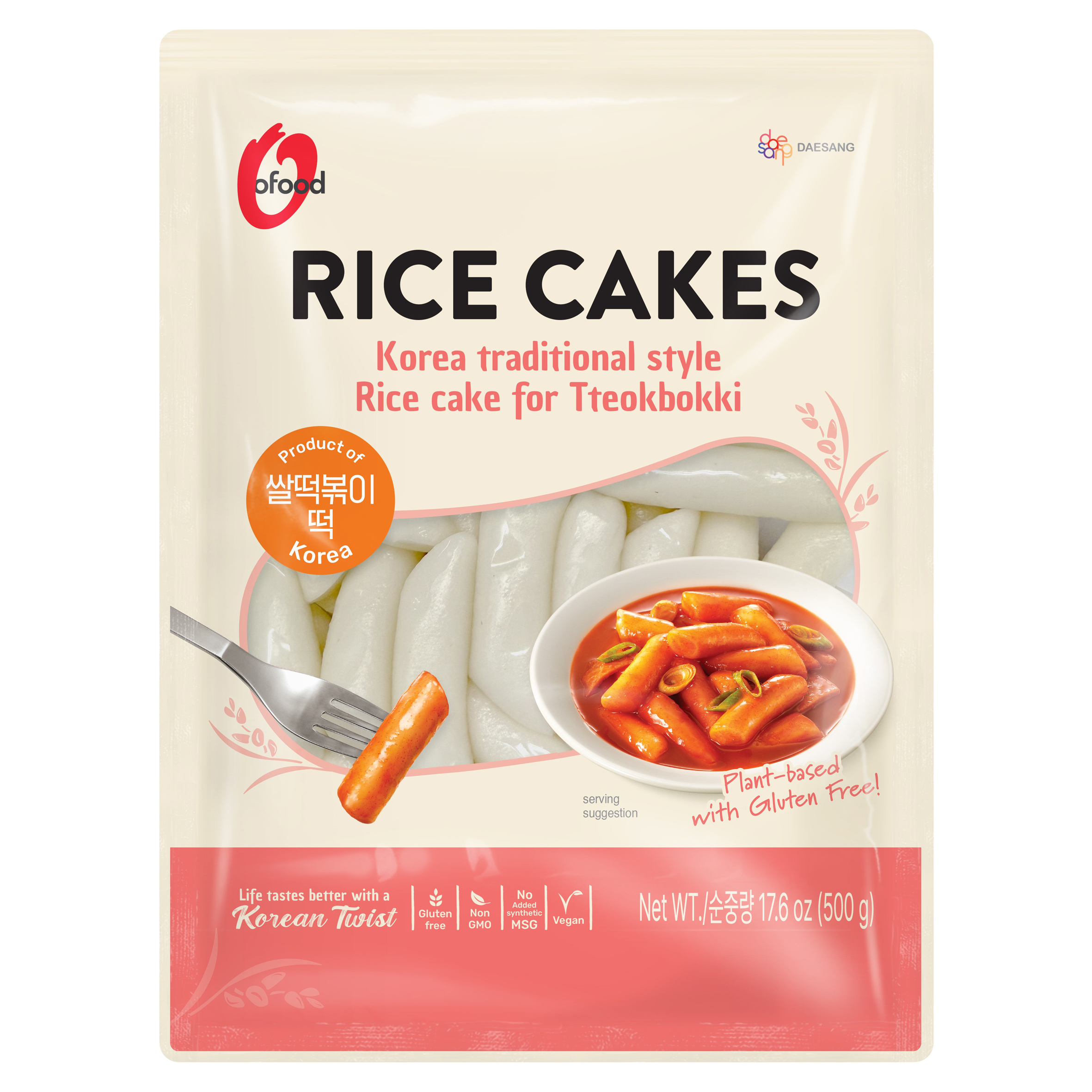 Daesang Kluski Ryżowe Do Topokki 500G