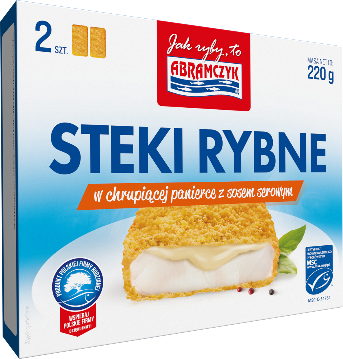 Abramczyk Steki Rybne Z Sosem Serowym 220 G