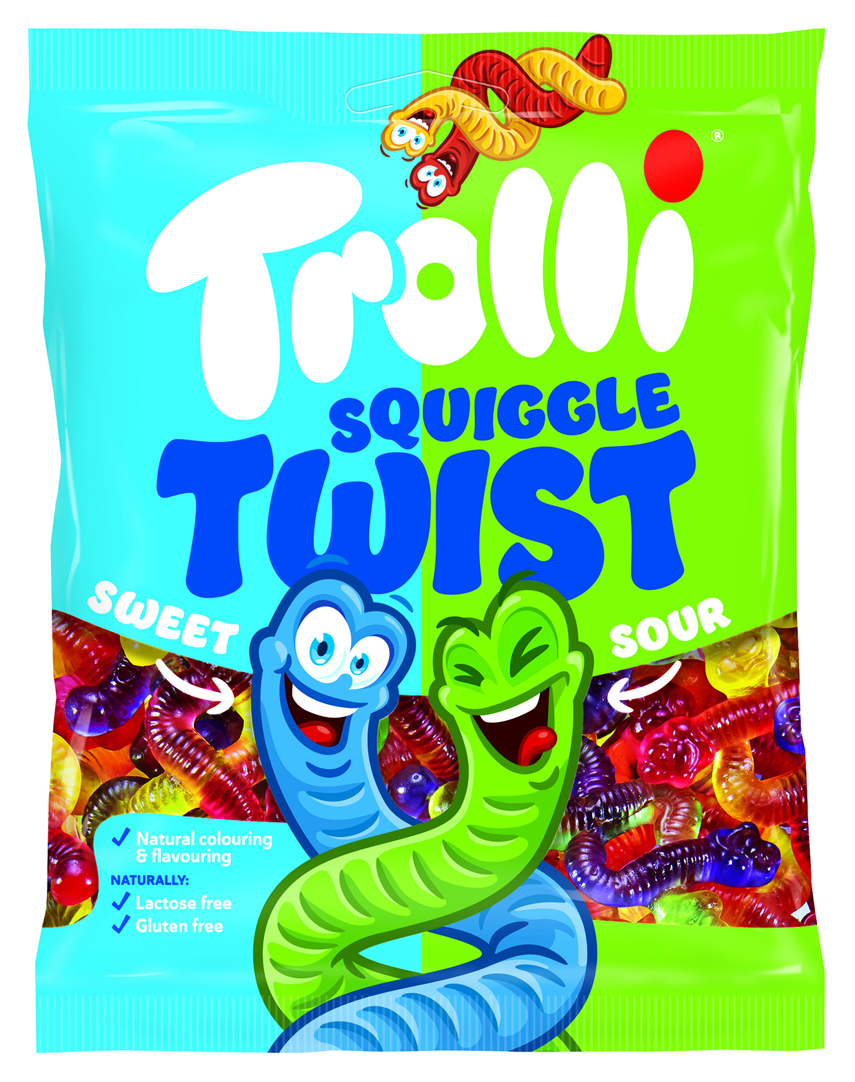 Trolli Squiggle Twist Żelki O Smaku Owocowym 100G