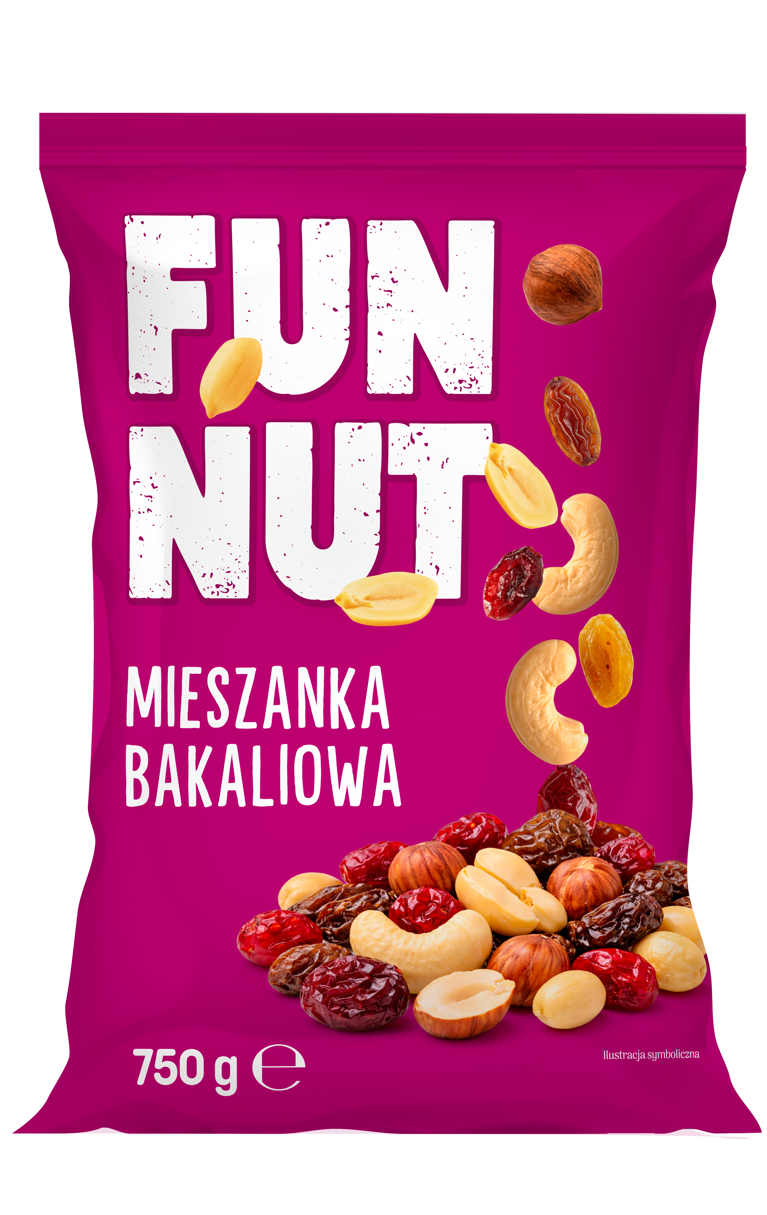 Fun Nut Mieszanka Bakaliowa 750G